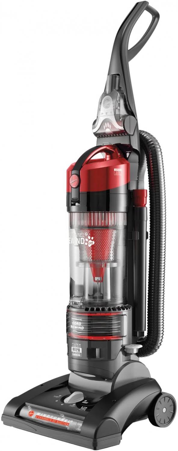 Hoover WindTunnel 2 Rewind Pet Upright Bagless Vacuum Cleaner, Uh70830 ...