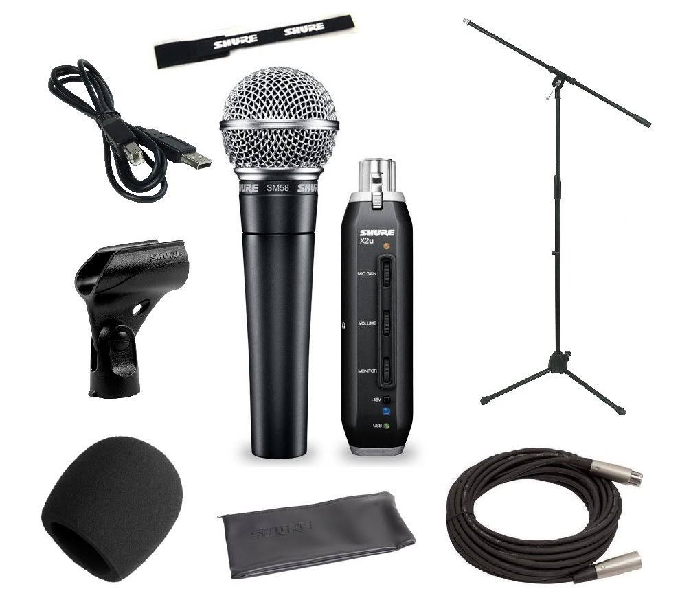 Shure Home Recording Studio Start-up Kit With Shure SM58 Vocal ...