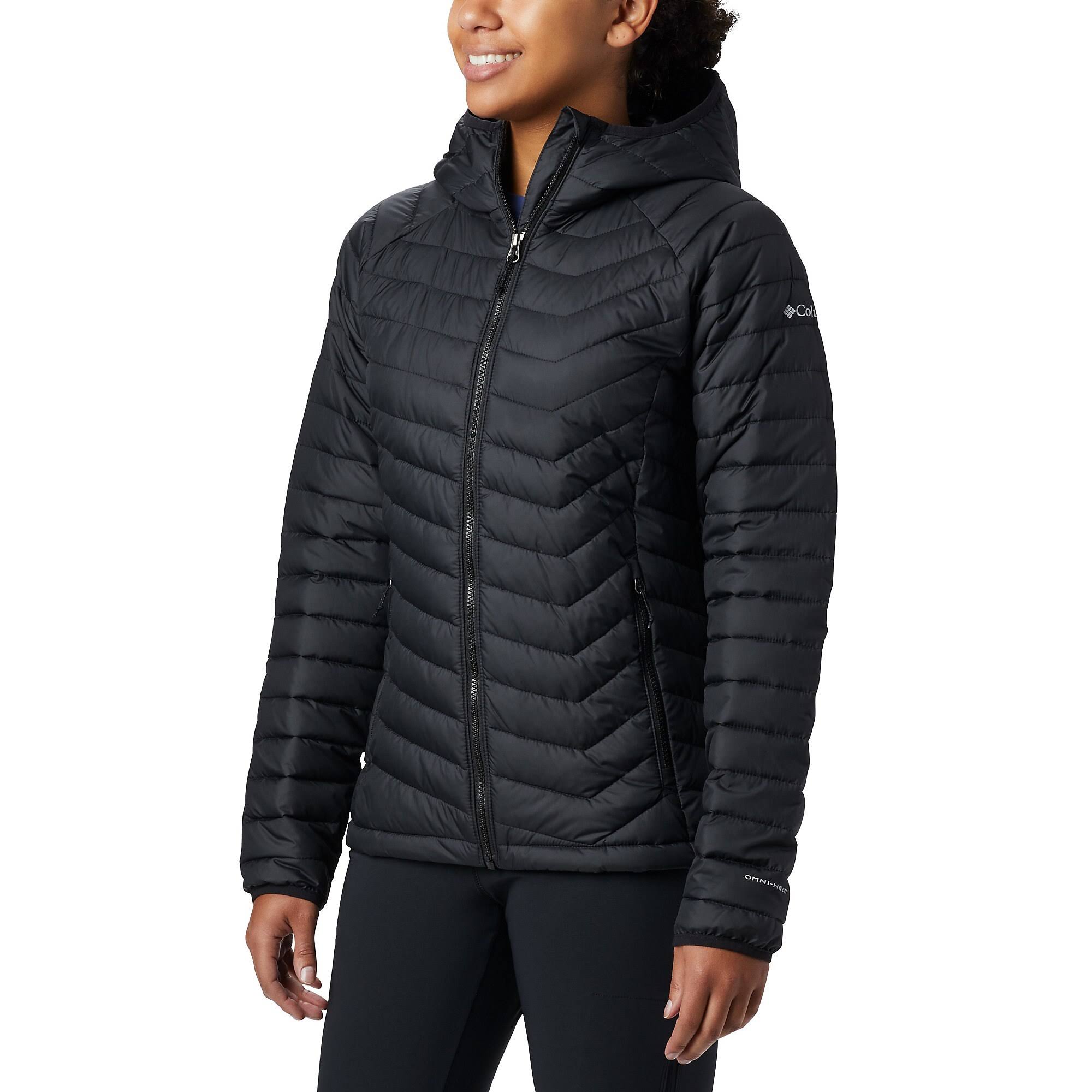 Columbia Powder Lite Hooded Jacket (Black) - Hrazda