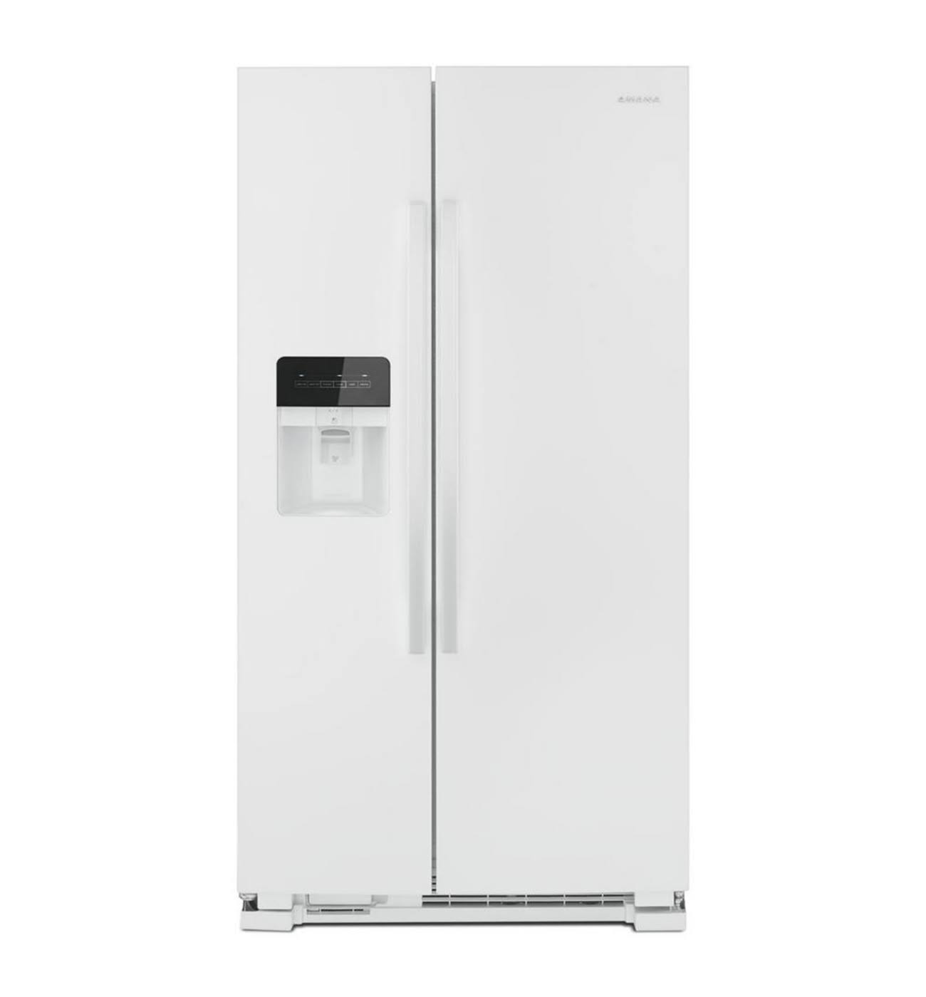 Amana ASI2575GRW SidebySide Refrigerator 35.8" 24.5 cu ft White
