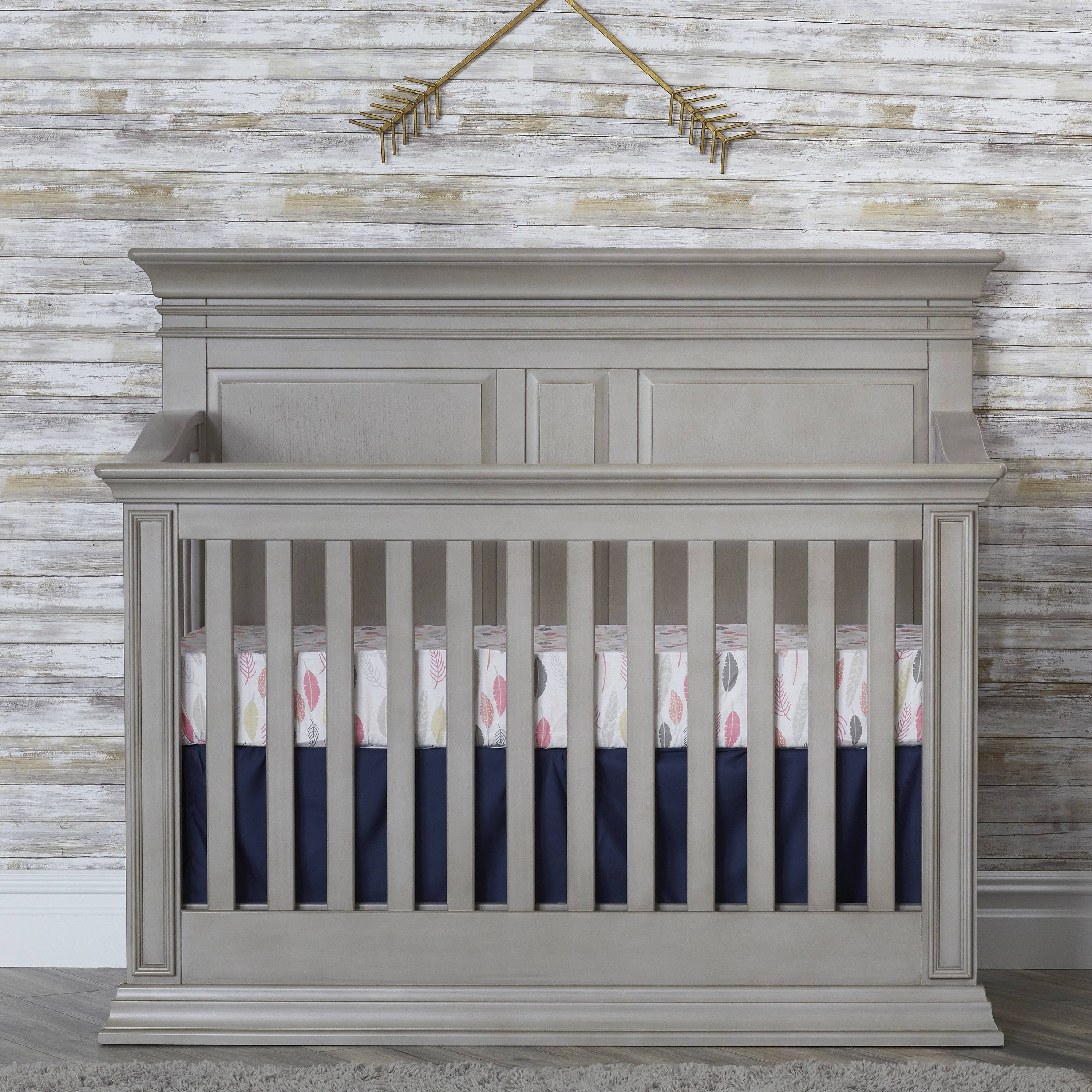 Baby Cache Vienna 4in1 Convertible Crib Ash Gray Frgino