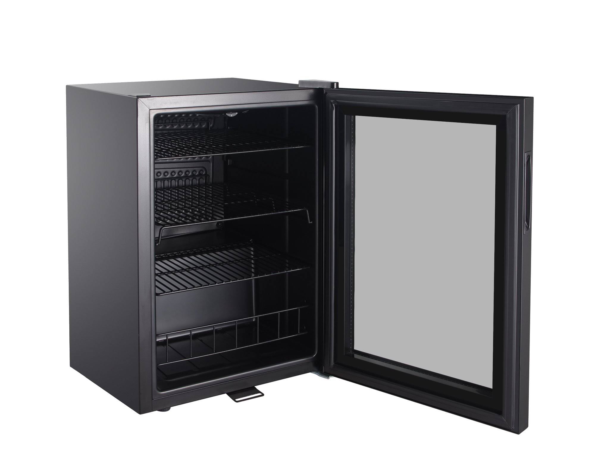 NewAir 90 Can Capacity Compact Beverage Fridge Cooler with Glass Door