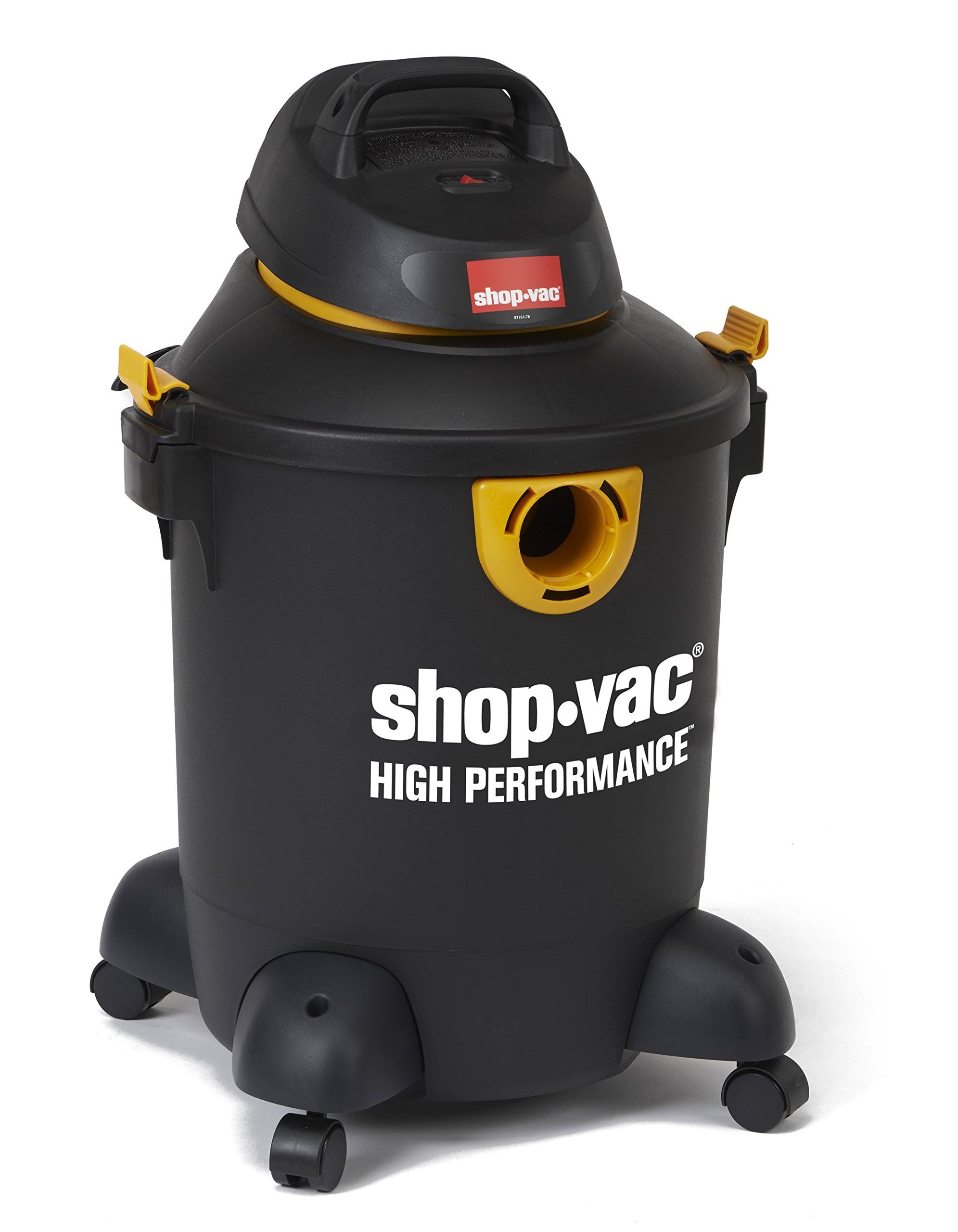 ShopVac 10 Gallon 4.5 Peak HP High Performance Wet Dry Vacuum Black
