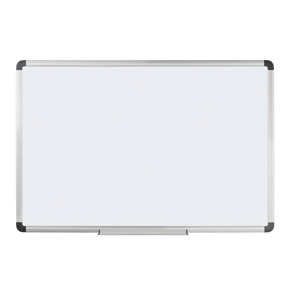 Foray DryErase Whiteboard, Steel, 72 inch x 48 inch, White