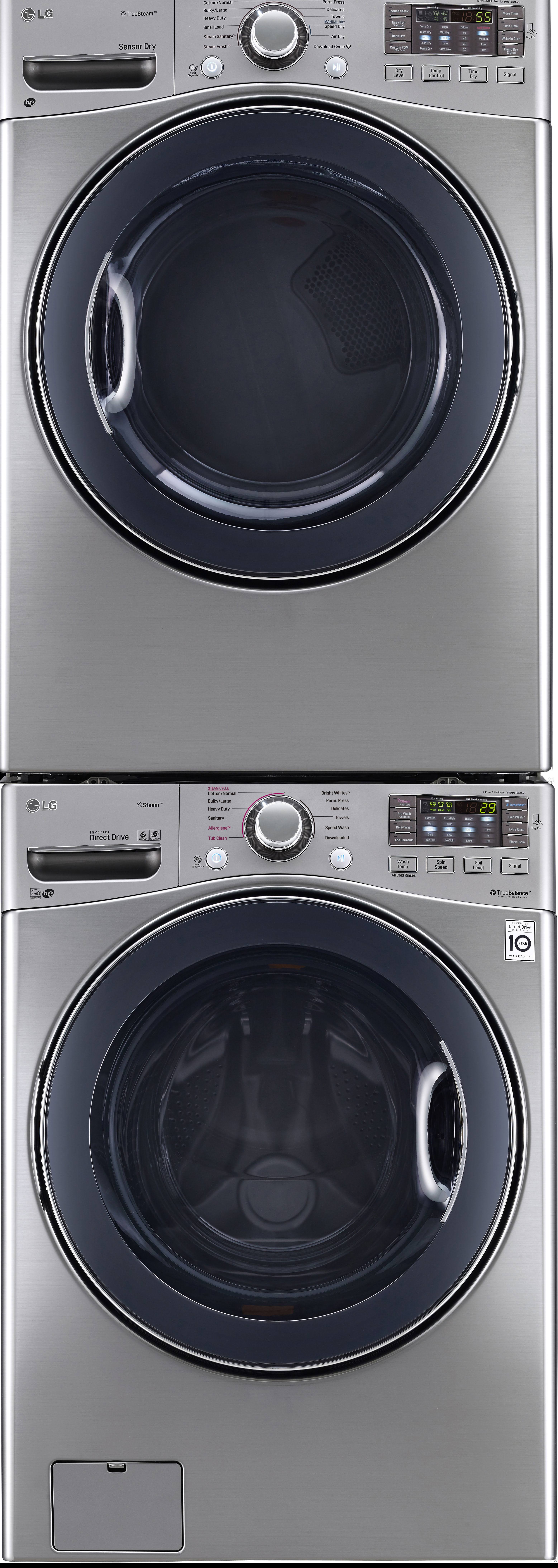 LG WM3770HVA FrontLoading Washer Graphite Steel Frgino