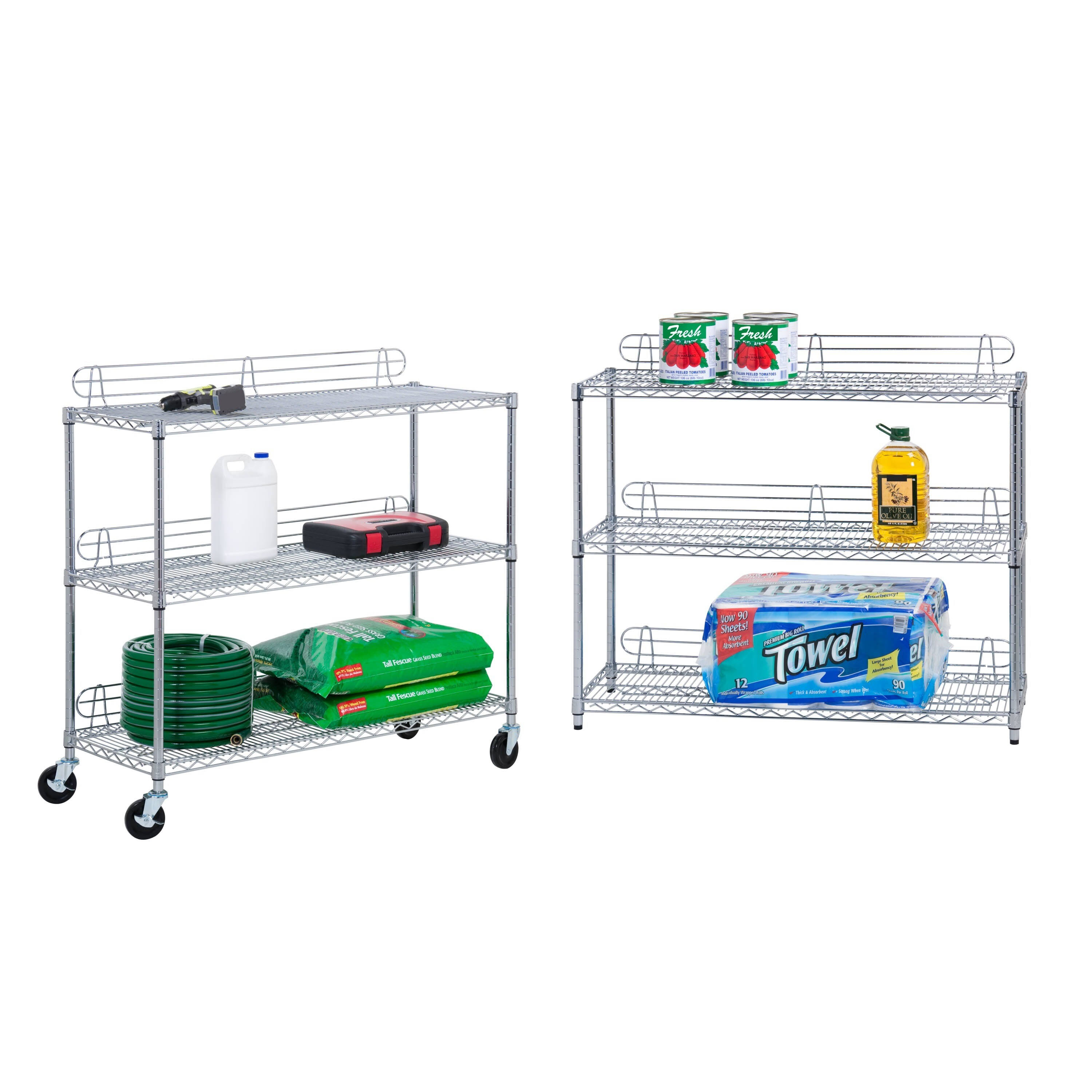 Honey Can Do 6 Tier Chrome Urban Shelving Unit Hrazda