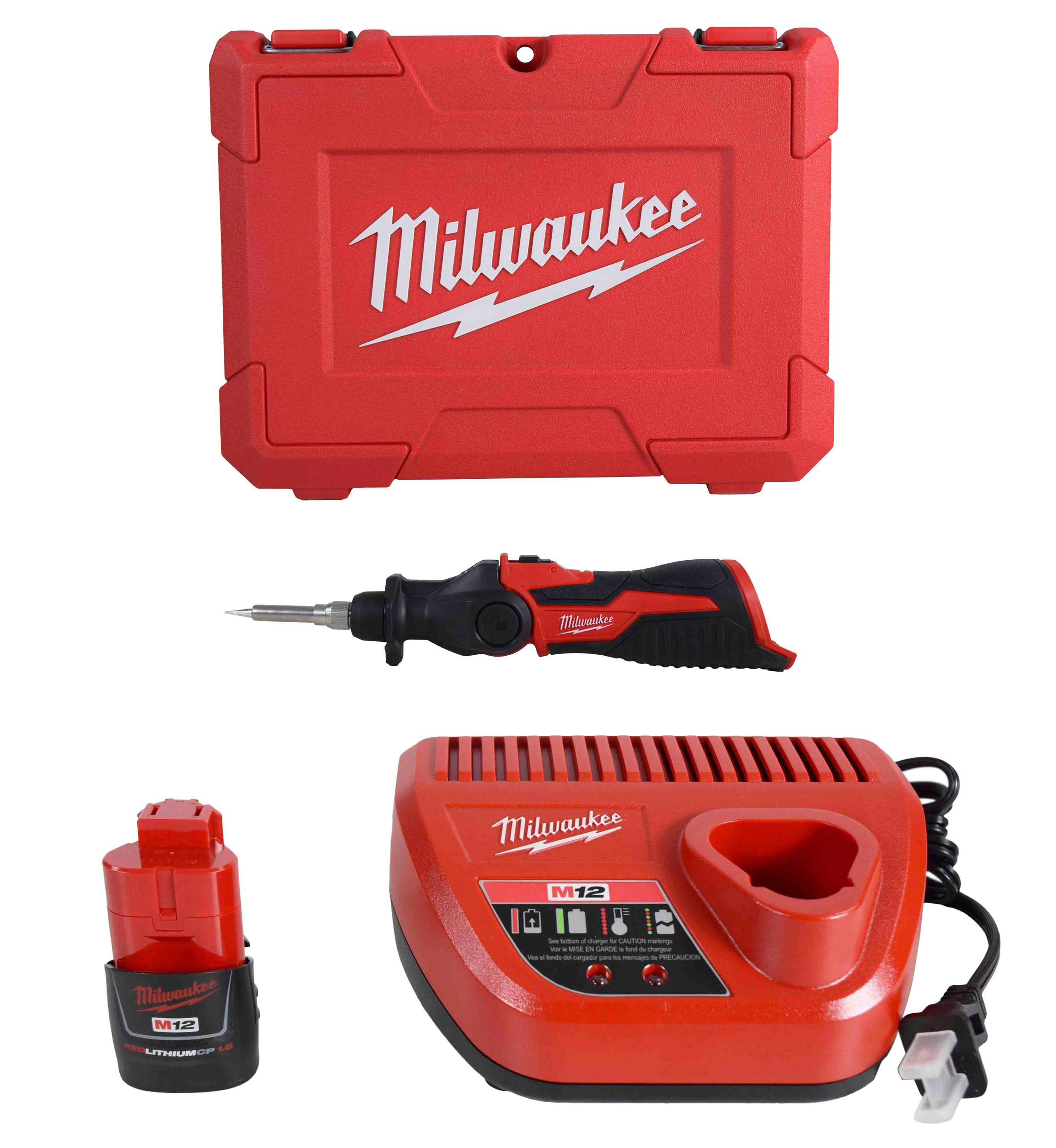 Milwaukee 248821 M12 Soldering Iron Kit Frgino