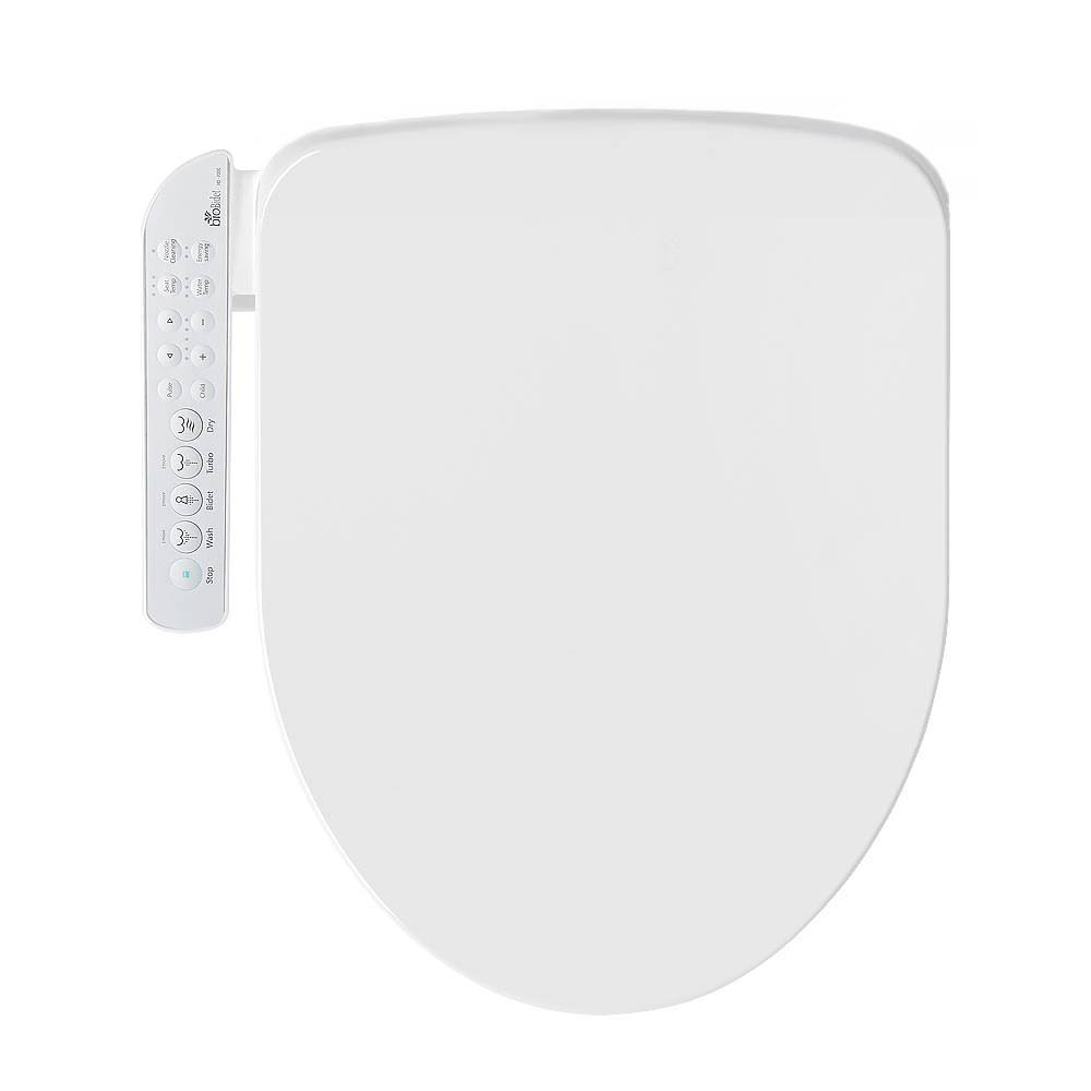 BioBidet Electric Bidet Seat for Elongated Toilets in White with Fusion Heating Technology Frgino