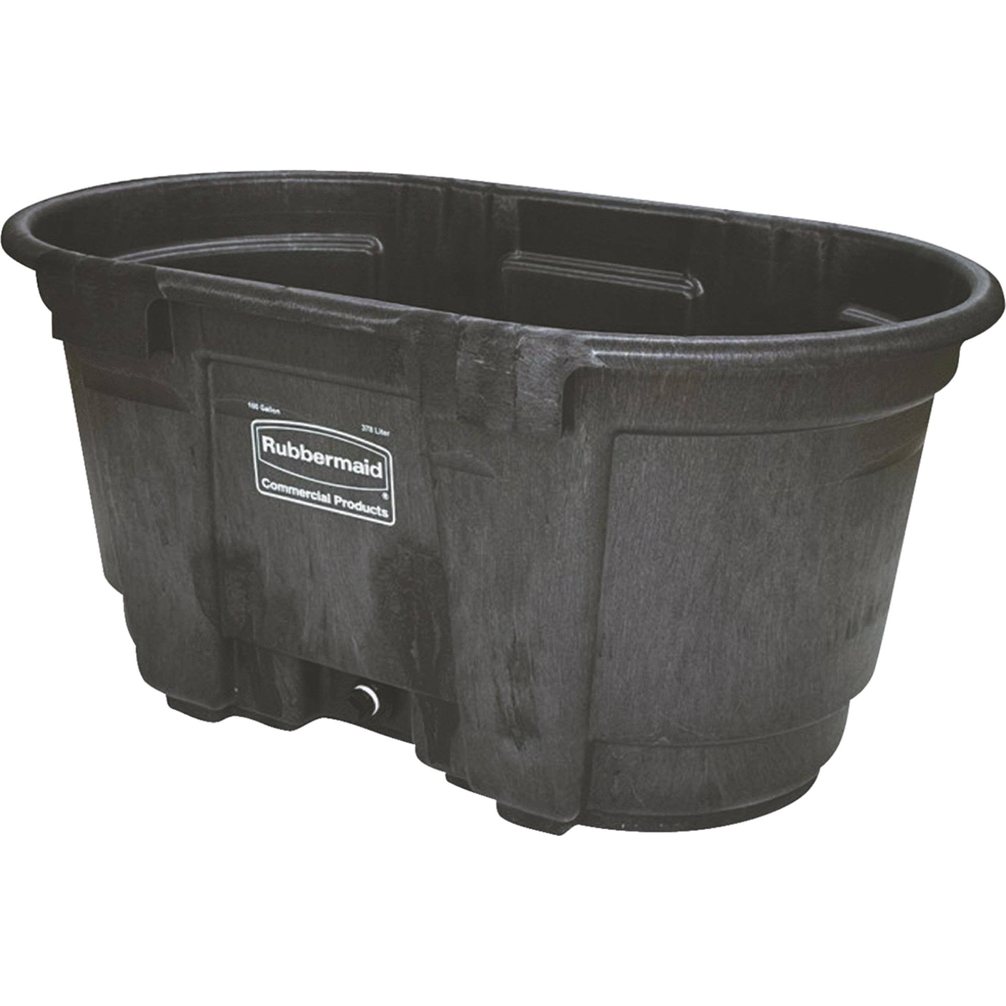 Rubbermaid 100 Gal Black Stock Tank Hrazda