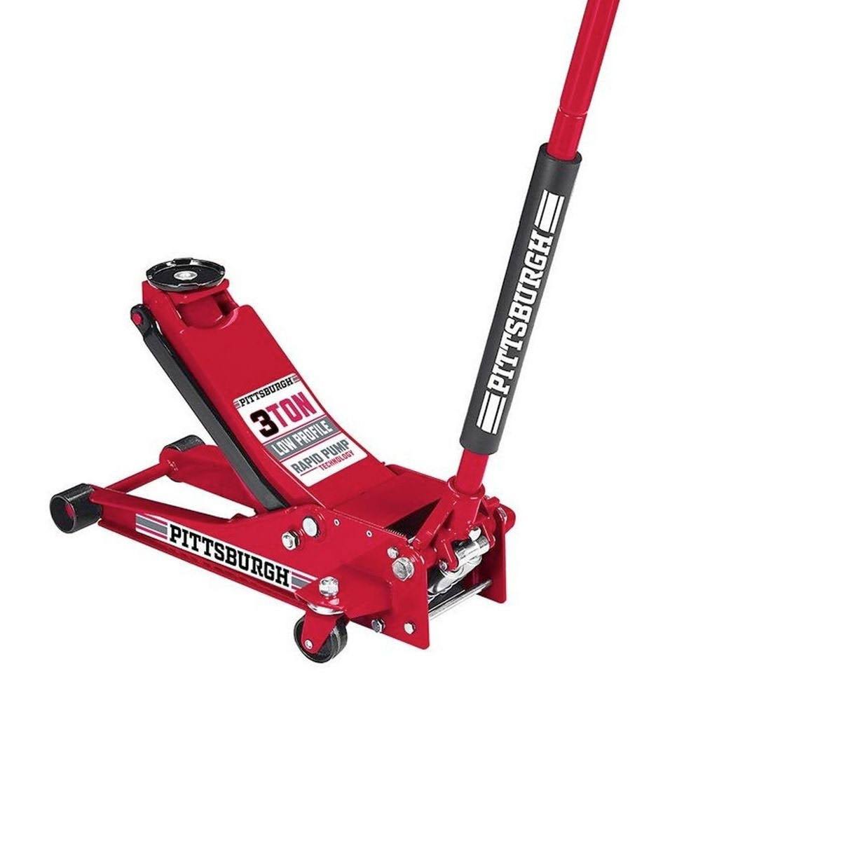 Pittsburgh 3 Ton Low Profile Rapid Pump Floor Jack 56617 - Hrazda