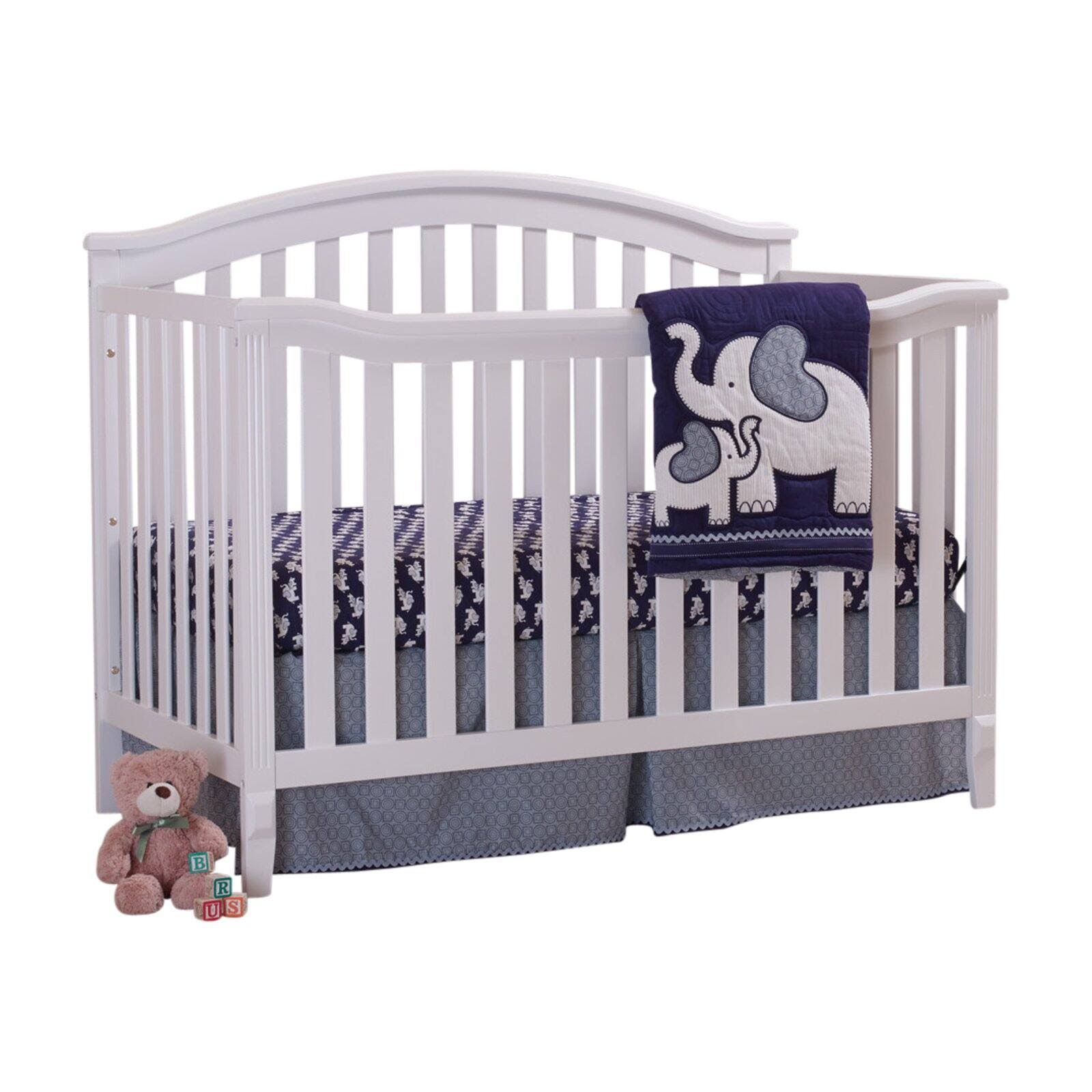 Sorelle Berkley 4in1 Convertible Crib White Hrazda