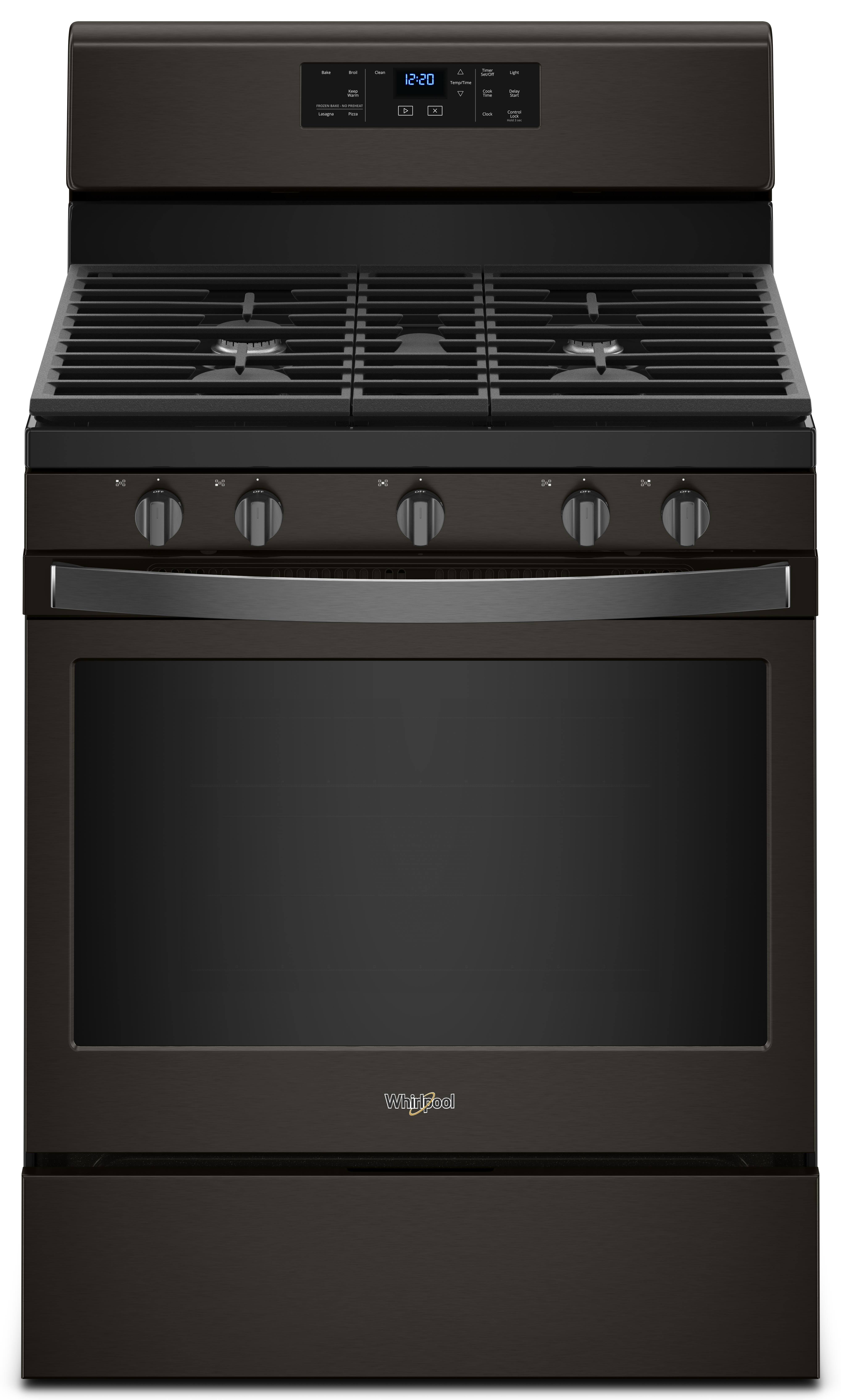 Whirlpool WFG525S0HV Gas Range Freestanding 5 cu ft Black