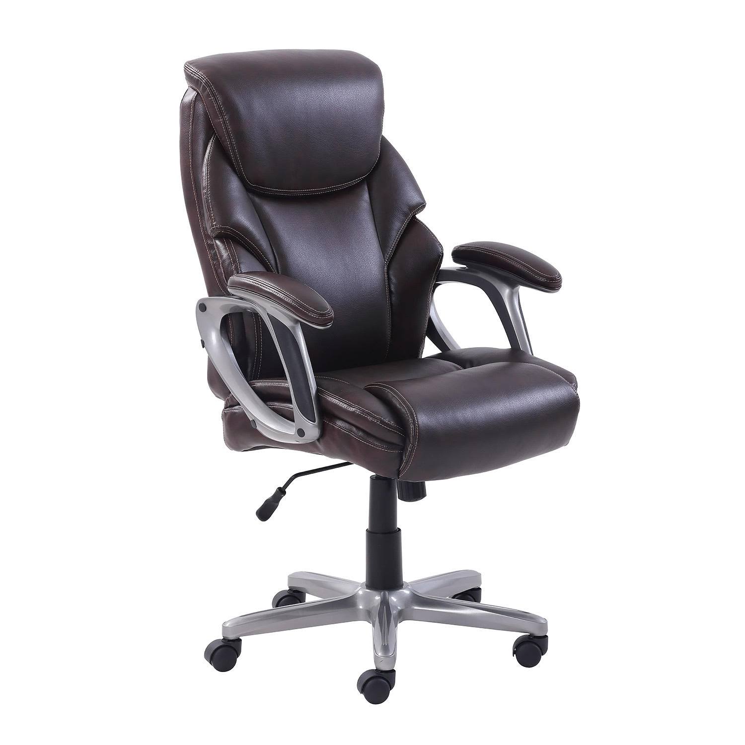 Serta Manager's Office Chair, Brown (Supports Up to 250 lbs.) Frgino