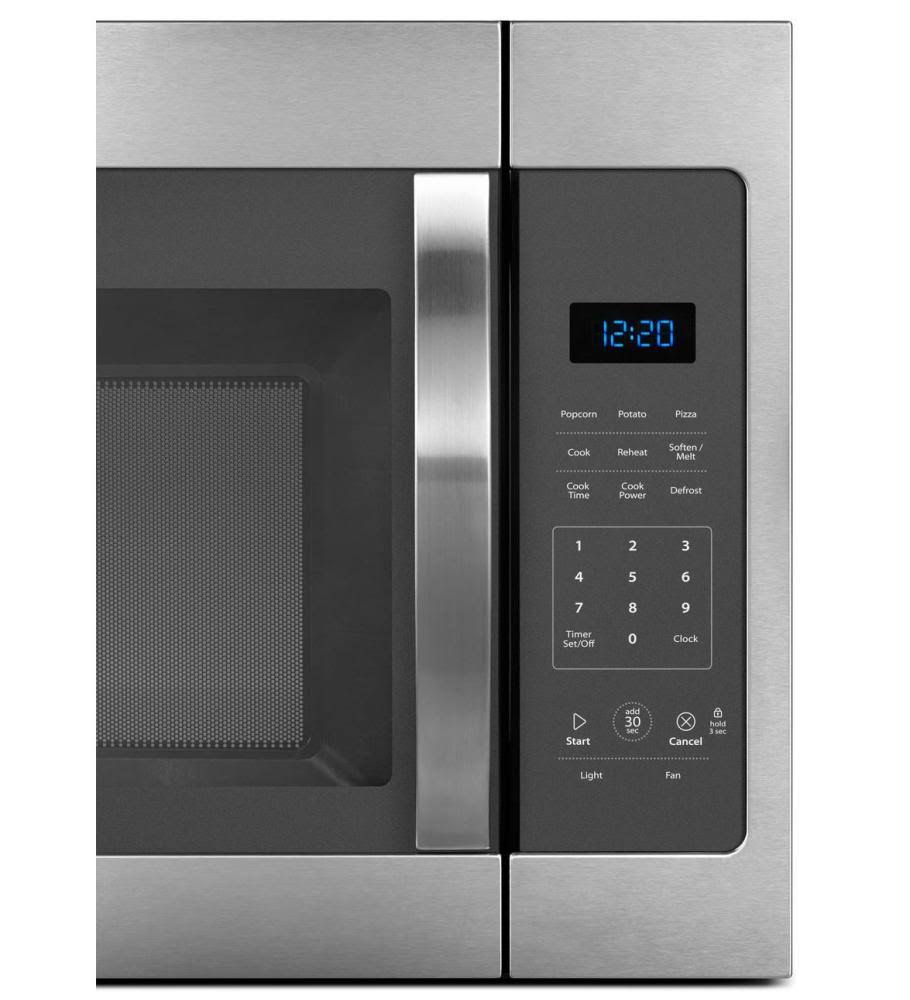 Whirlpool WMH31017FS 1000W BuiltIn Microwave 1.7 cu ft Black on