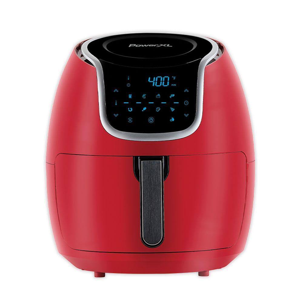 PowerXL Vortex Air Fryer, Red, 7 Qt - Frgino