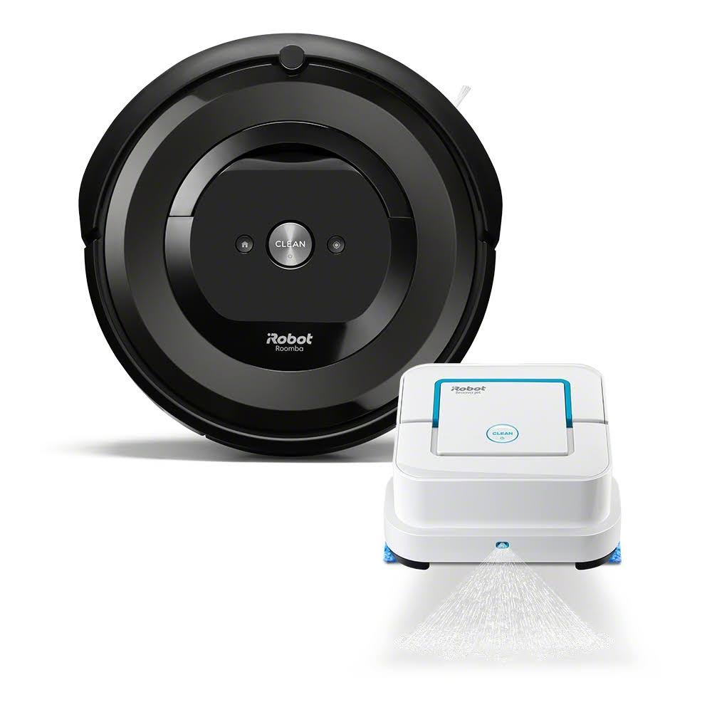 iRobot Roomba e5 & Braava jet 240 Robotic Pressure Washer/Vacuum