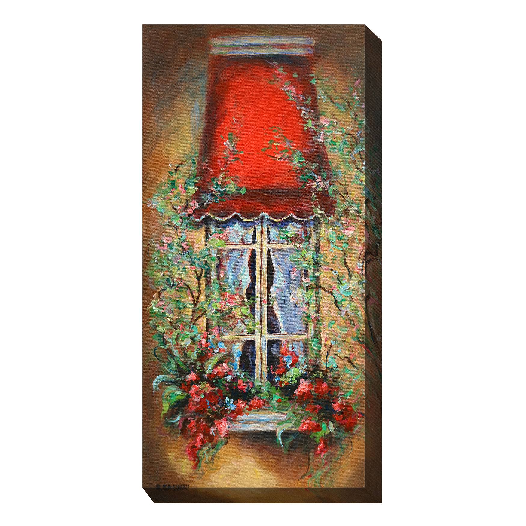 Red Canopy Indoor/Outdoor Art MultiColor Hrazda