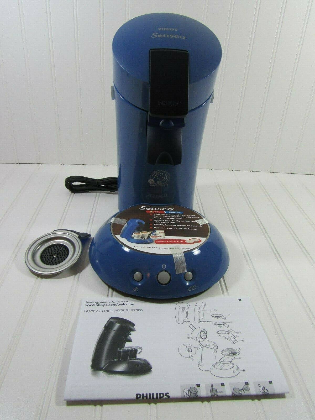 Philips Senseo HD7810 5Cup Coffee Maker Blue Frgino