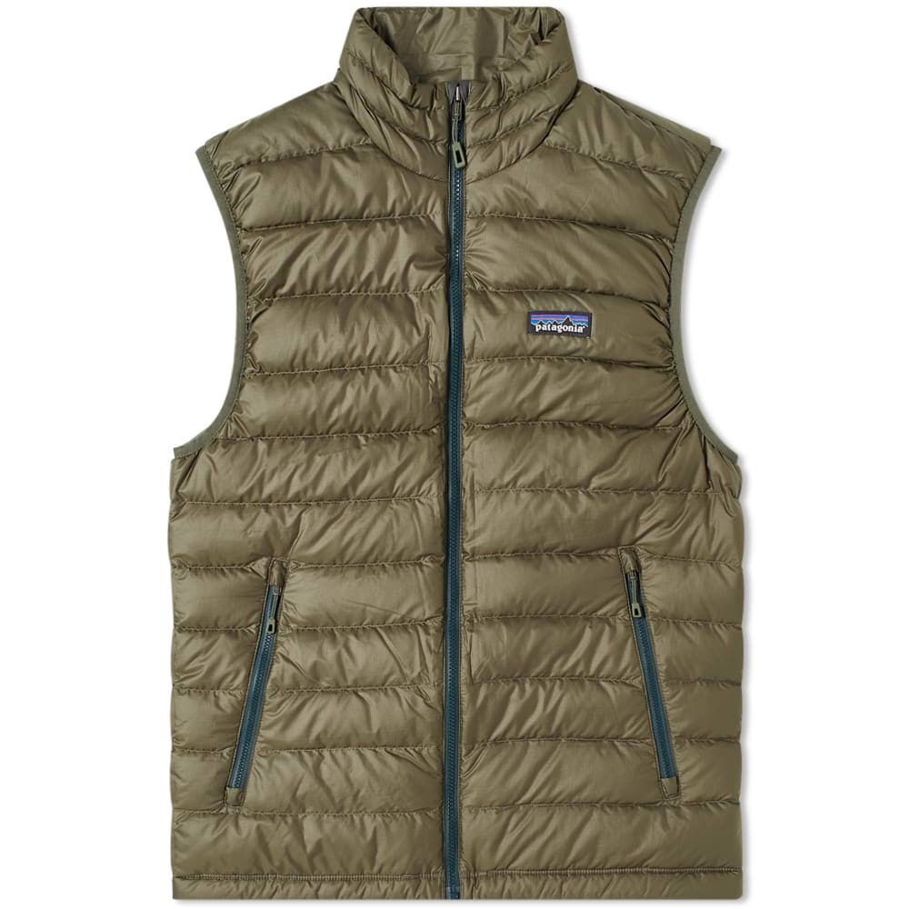 Patagonia Down Sweater Vest Men's Industrial Green, L Hrazda