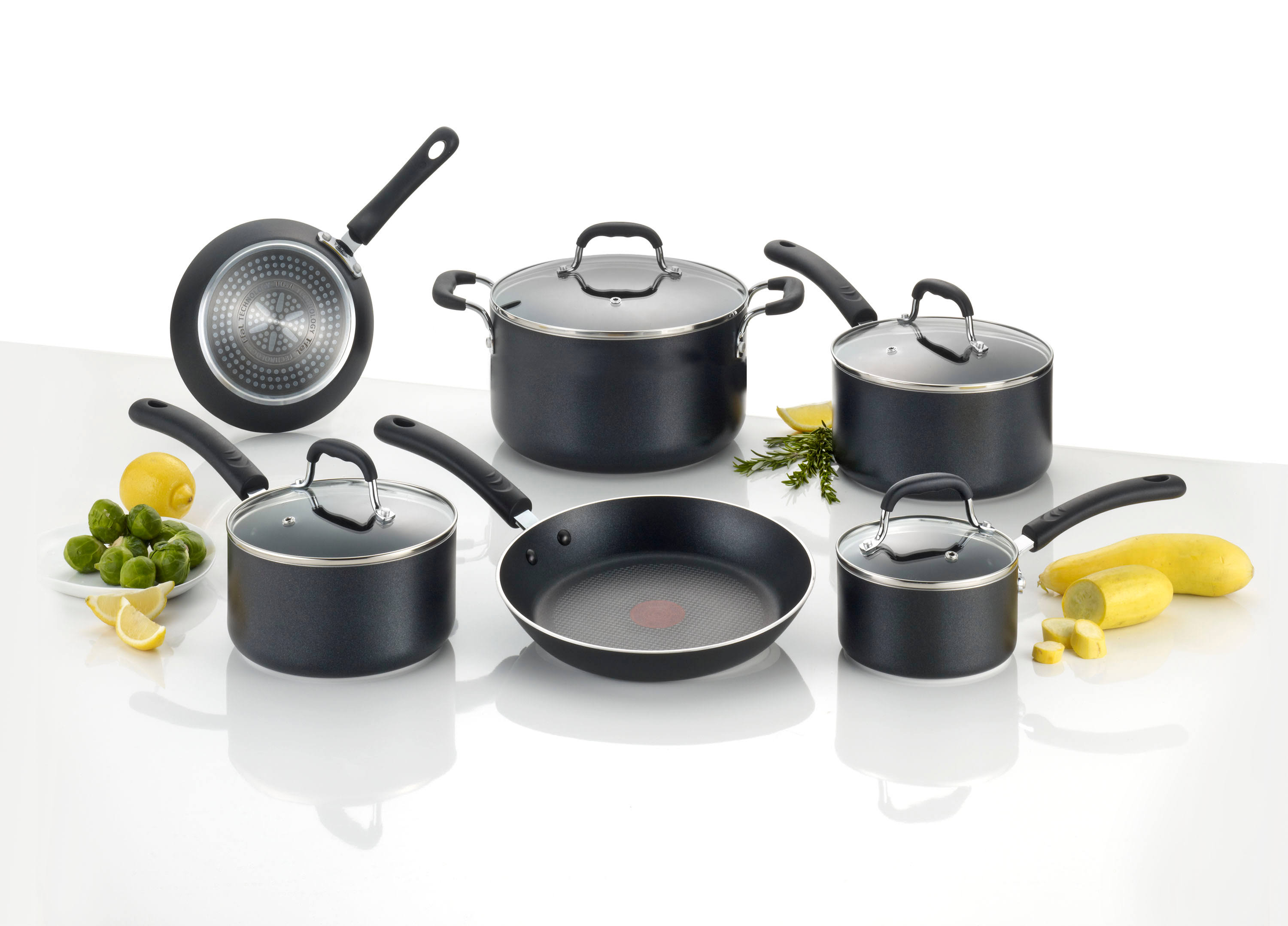 TFal Professional 10Piece Cookware Set Black Hrazda