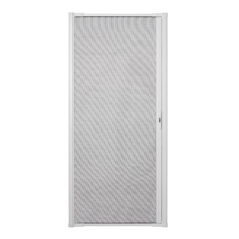 Andersen 36 In X 80 In Luminaire White Retractable Screen Door Hrazda 9739