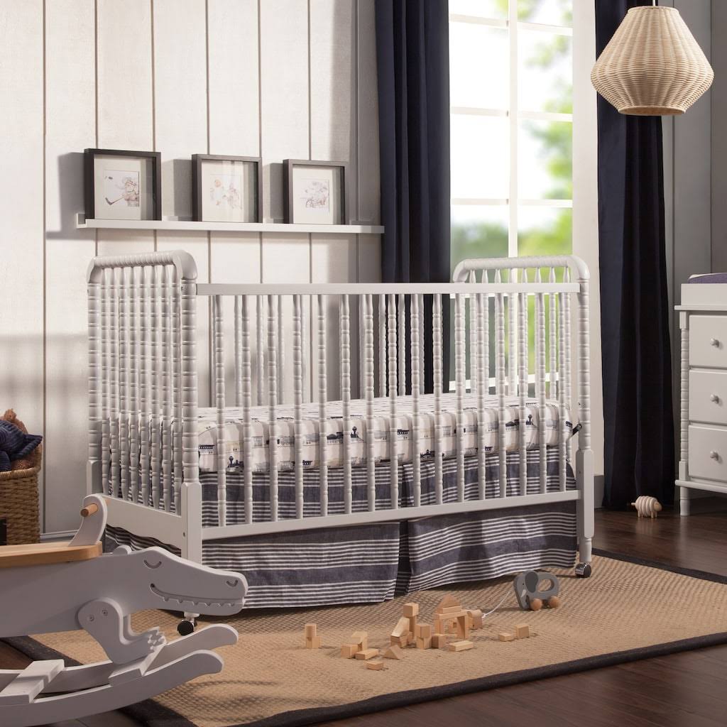 DaVinci Jenny Lind 3in1 Convertible Crib, Fog Grey Hrazda