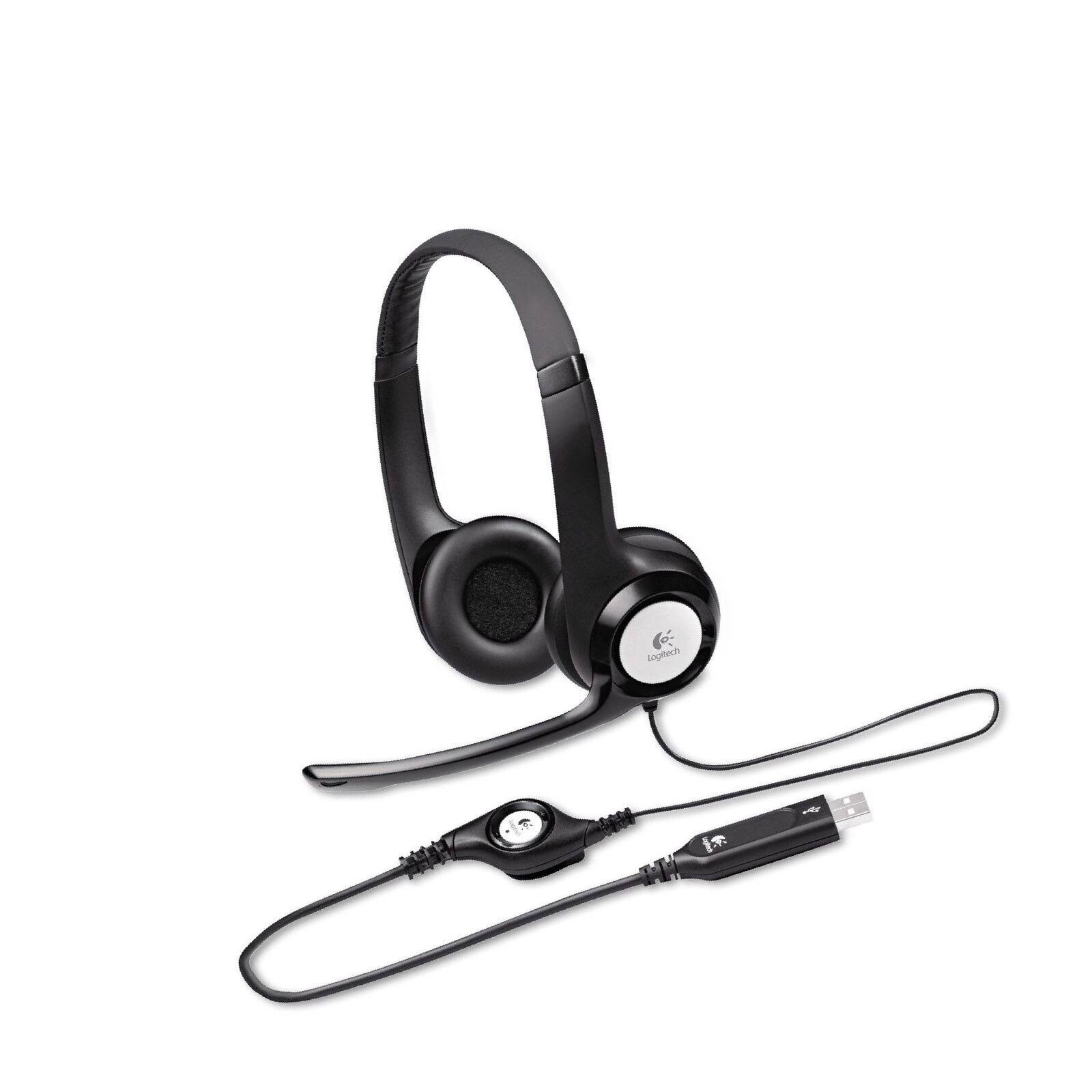 New Logitech H390 USB Headset with NoiseCanceling Microphone Bulk Packaging Frgino