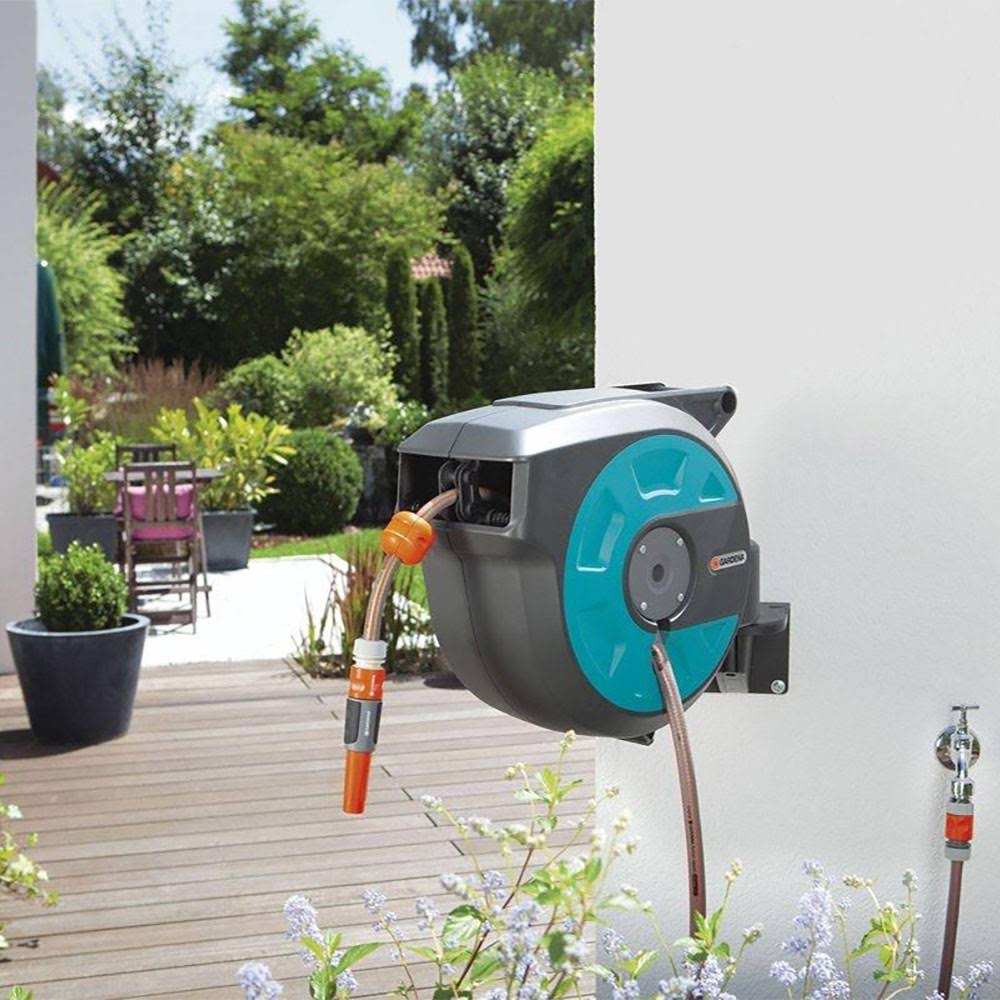Gardena Retractable Hose Reel 50Feet Frgino