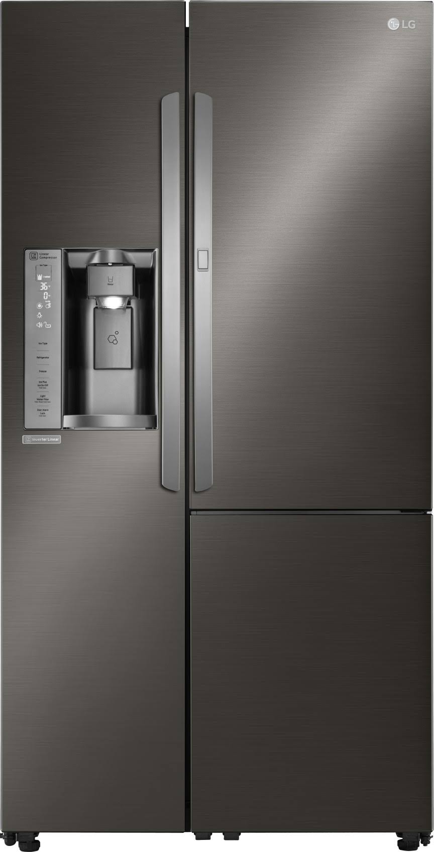 LG LSXS26386D SidebySide Refrigerator 35.9" 26.1 cu ft Black