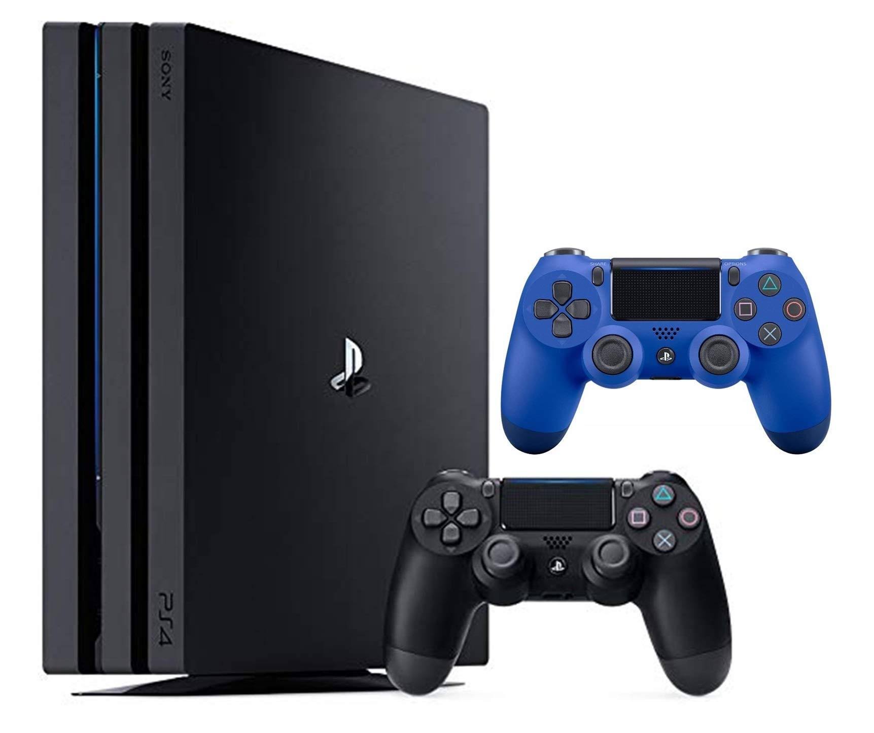 Sony PlayStation 4 Pro 1TB Two Controller Bundle: PlayStation 4 1TB Pro ...