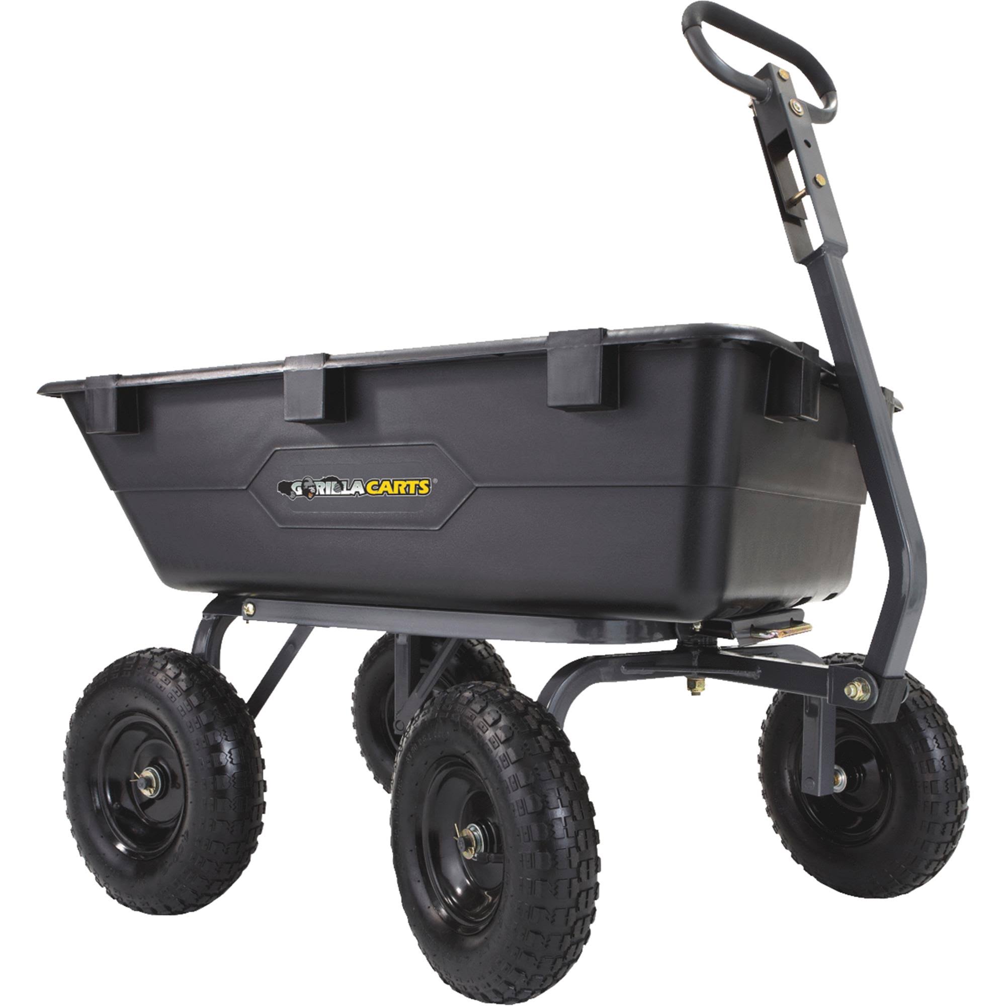 Gorilla Carts Poly Dump Cart 1200 lb. Capacity - Hrazda