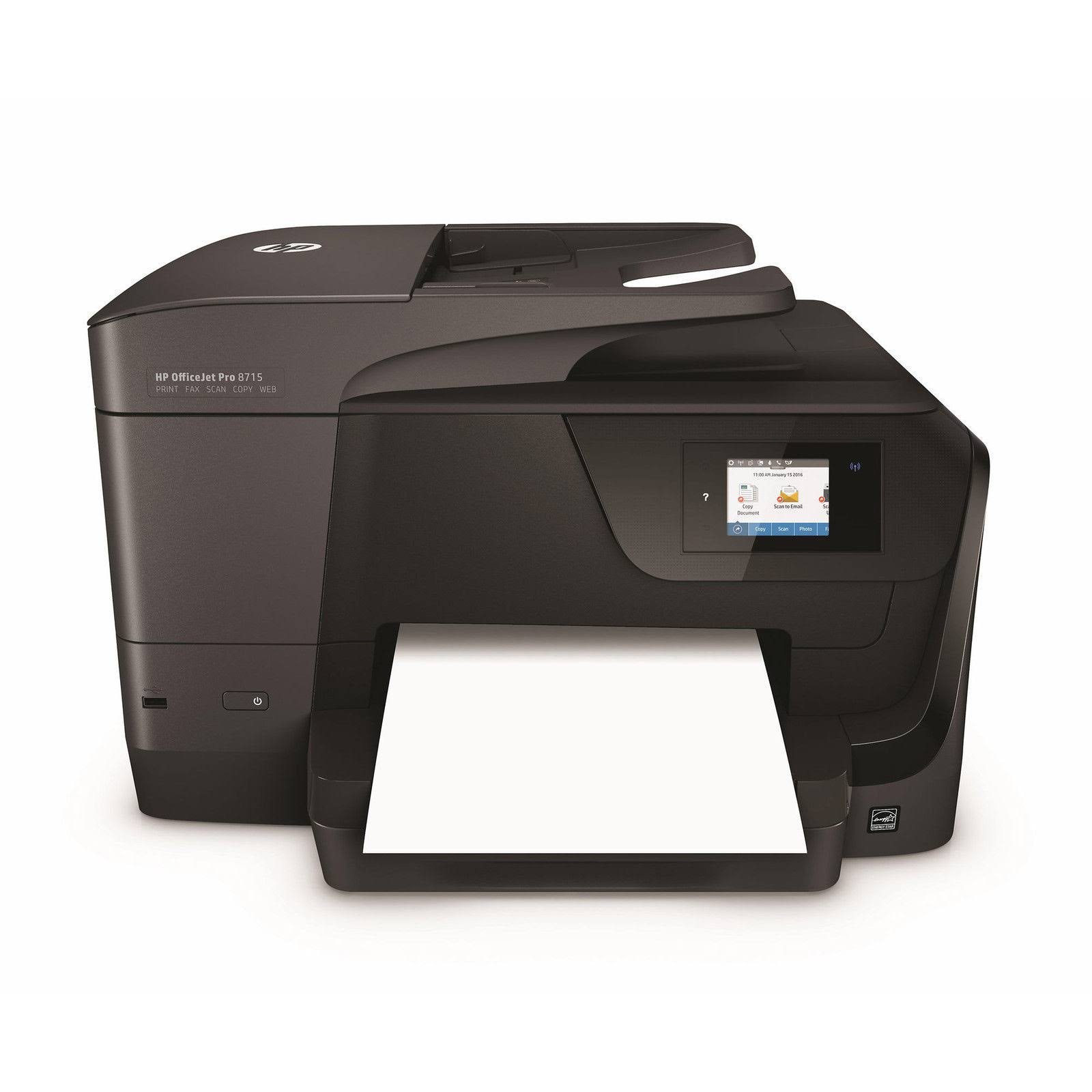 Hp Officejet Pro 8715 All In One Color Ink Jet Multifunction Printer