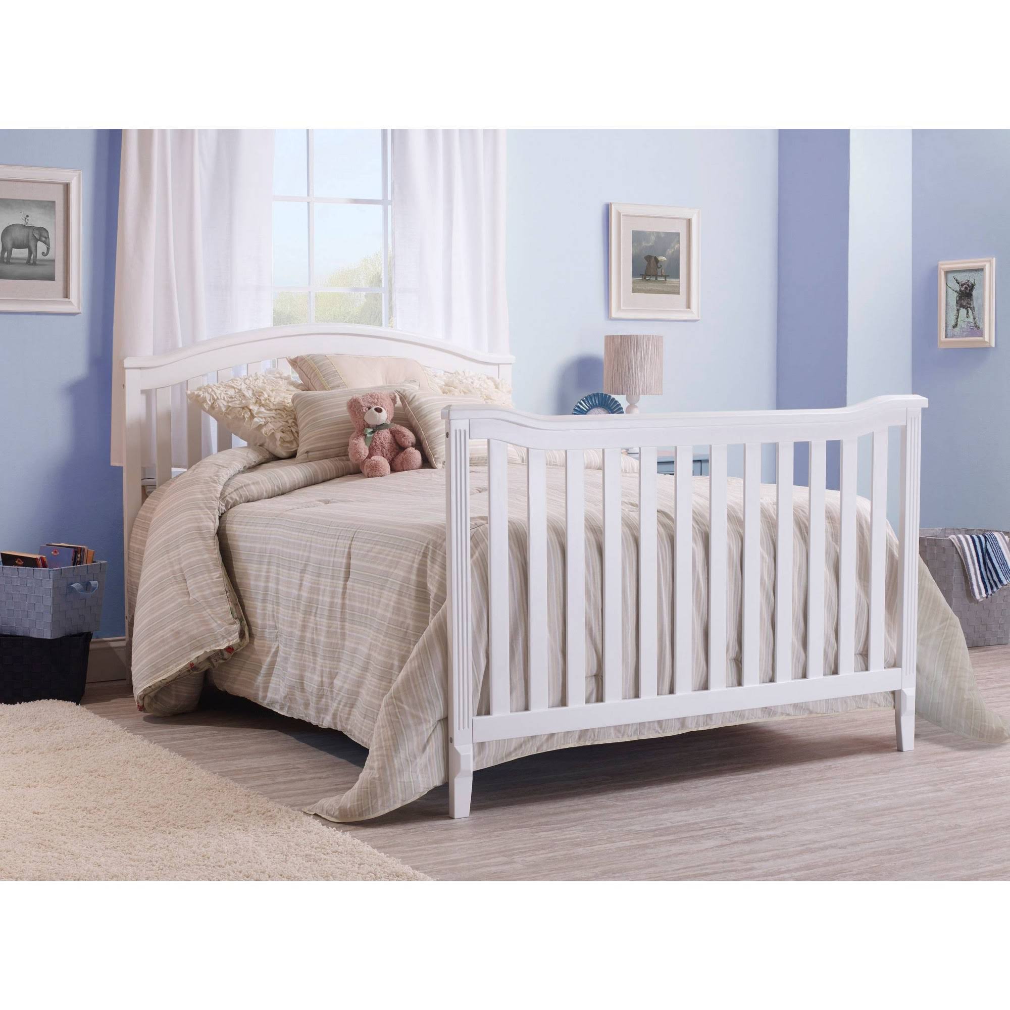 Sorelle Berkley 4in1 Convertible Crib White Hrazda