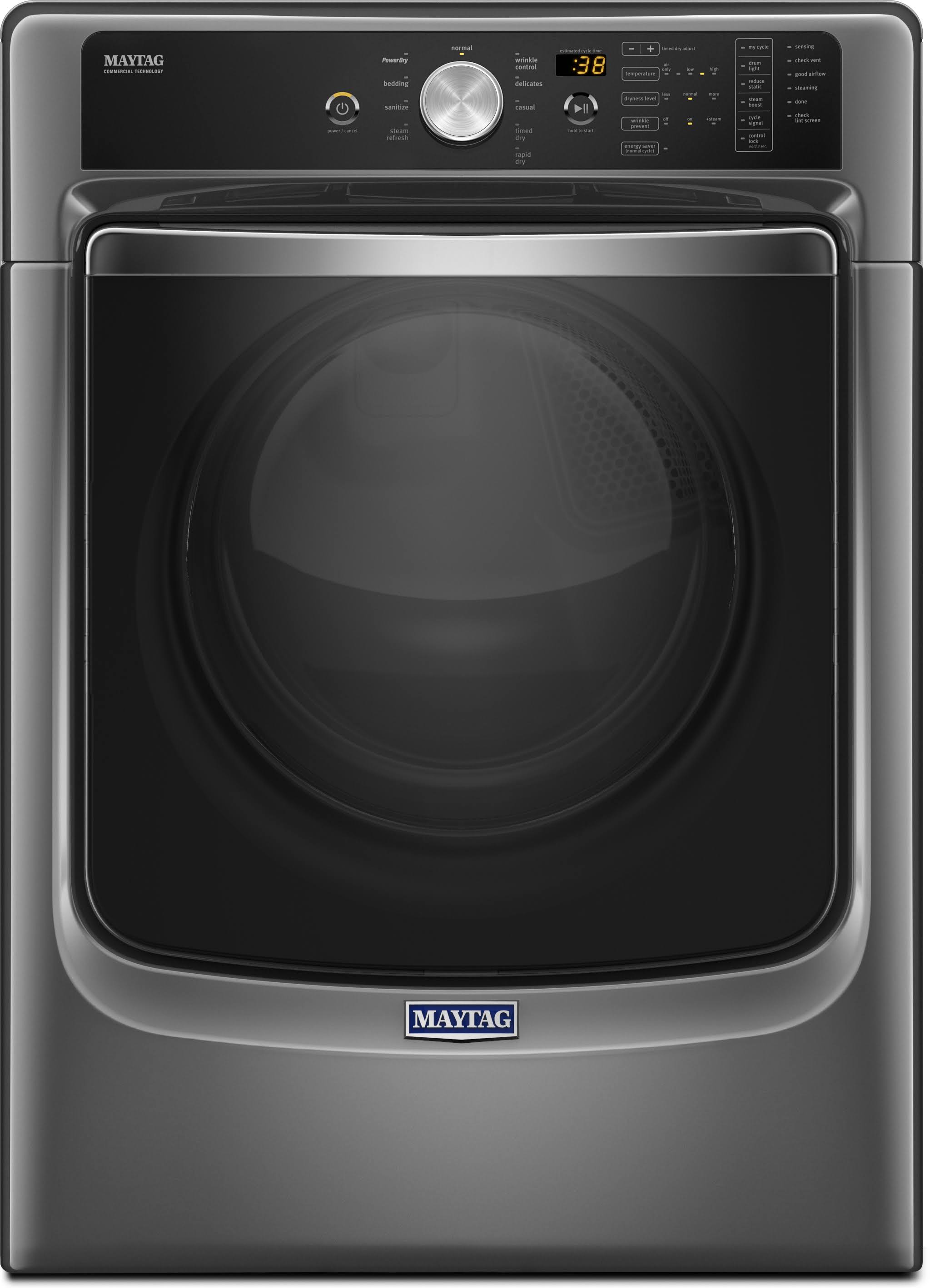 Maytag MED8200FC FrontLoading Electric Dryer Metallic slate Hrazda