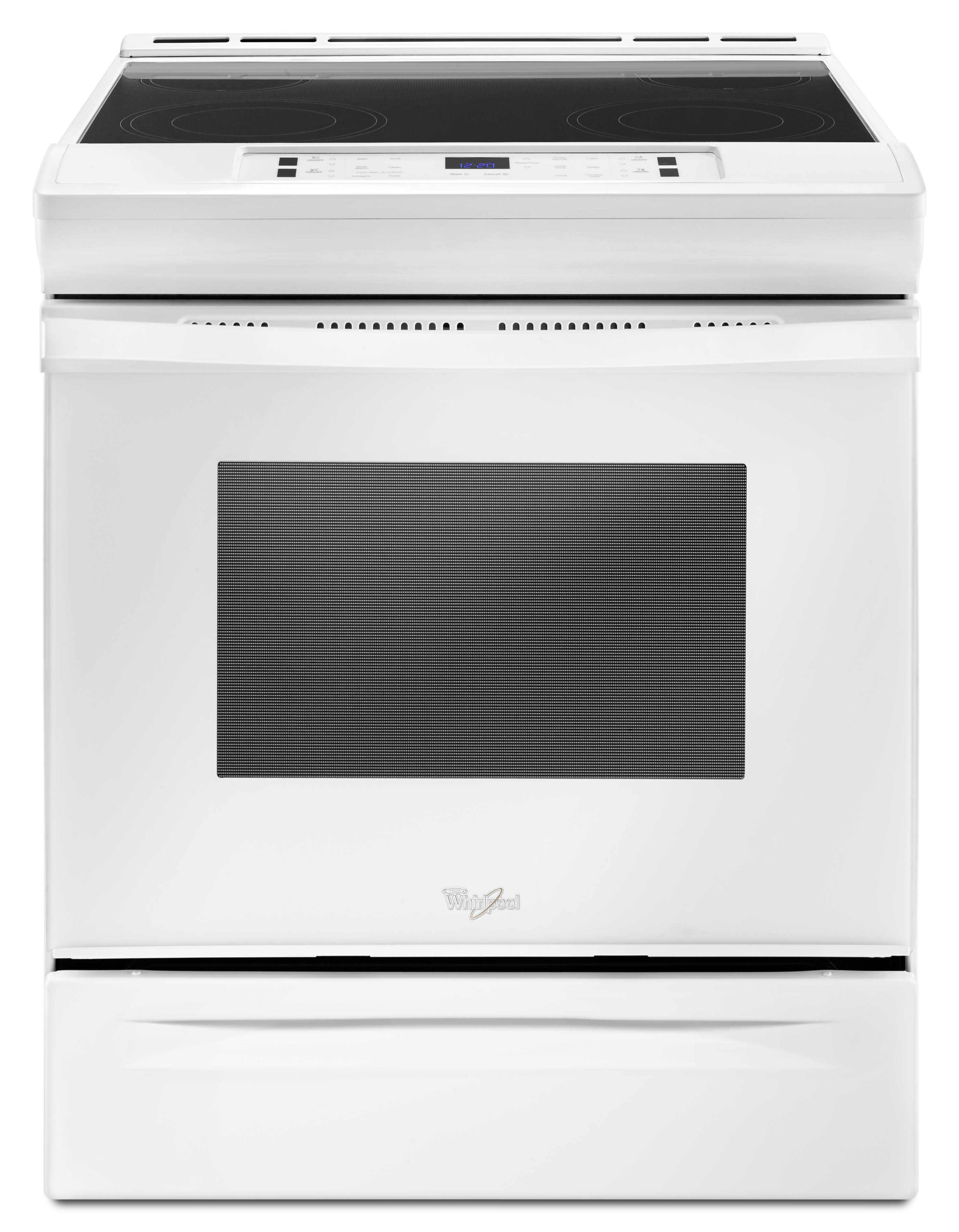 Whirlpool 4.8 Cu. ft. Slidein Electric Range in White Cirtcod