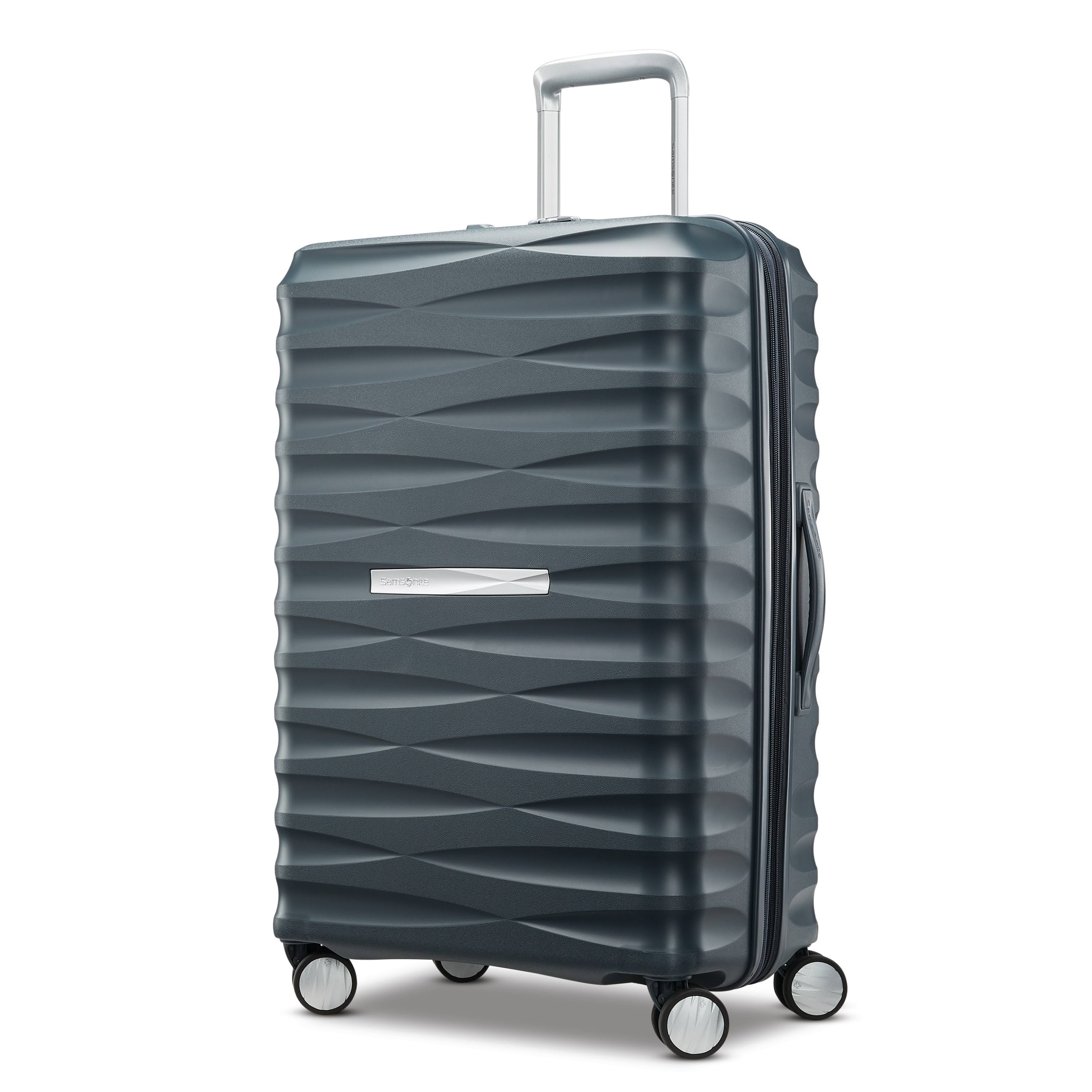 Samsonite Voltage DLX 25' Hardside Checked Spinner Luggage, Black Cirtcod