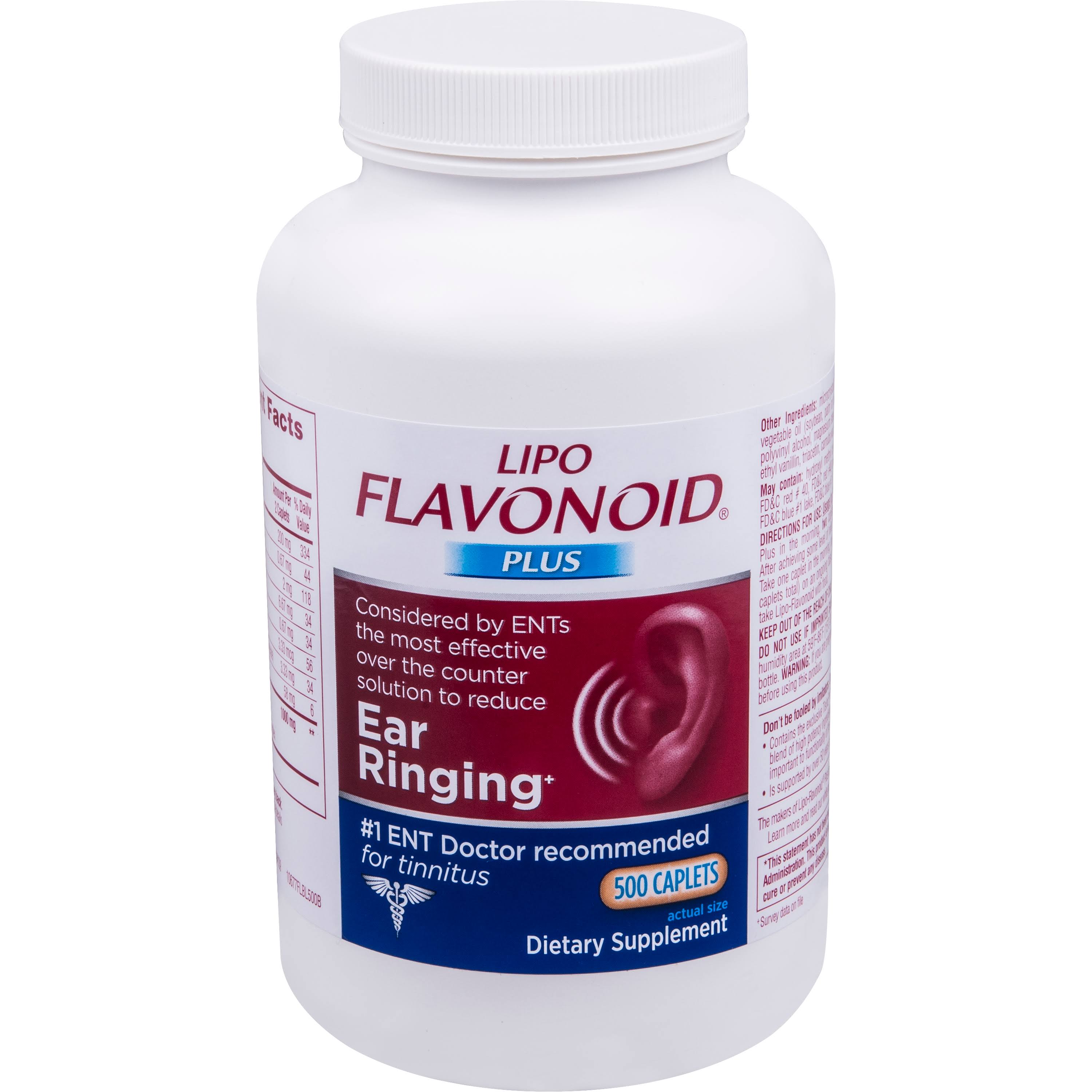 LipoFlavonoid Plus Ear Health Supplement, 500 Caplets Cirtcod