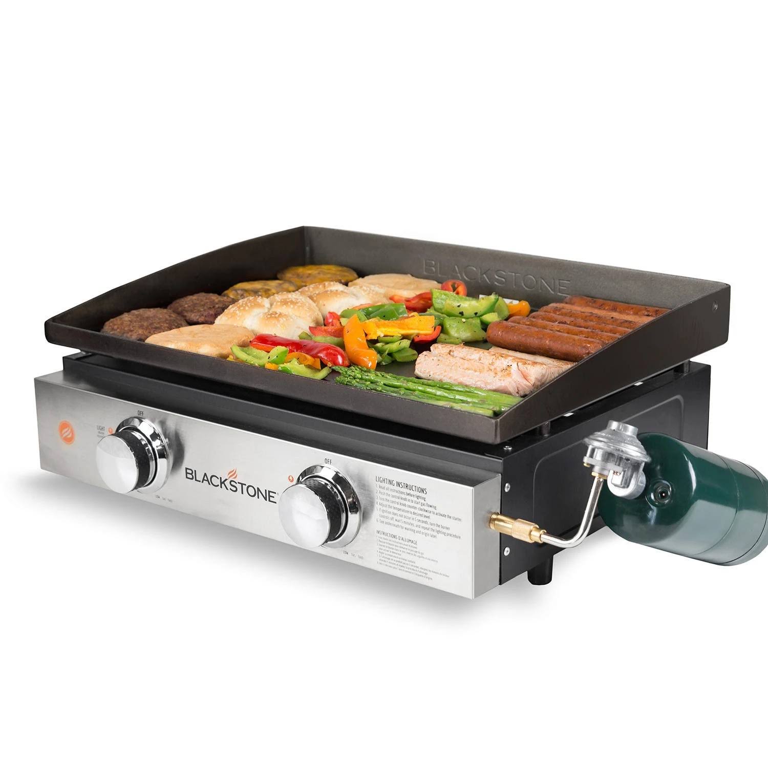 Blackstone 22 inch Tabletop 2 Burner Griddle with Cover Included Cirtcod