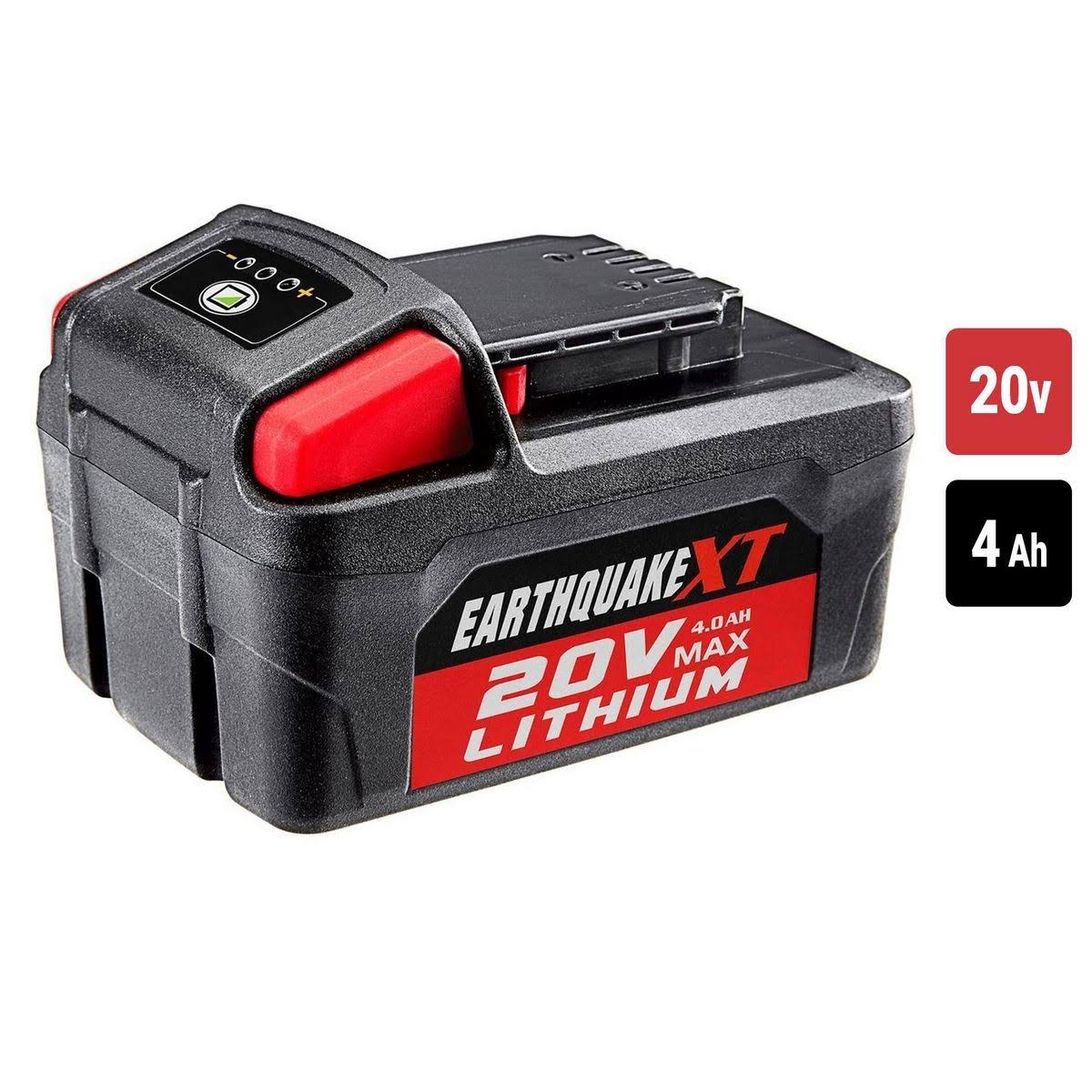 Earthquake XT 63535 20V Max Lithium 4.0 Ah Battery - Cirtcod