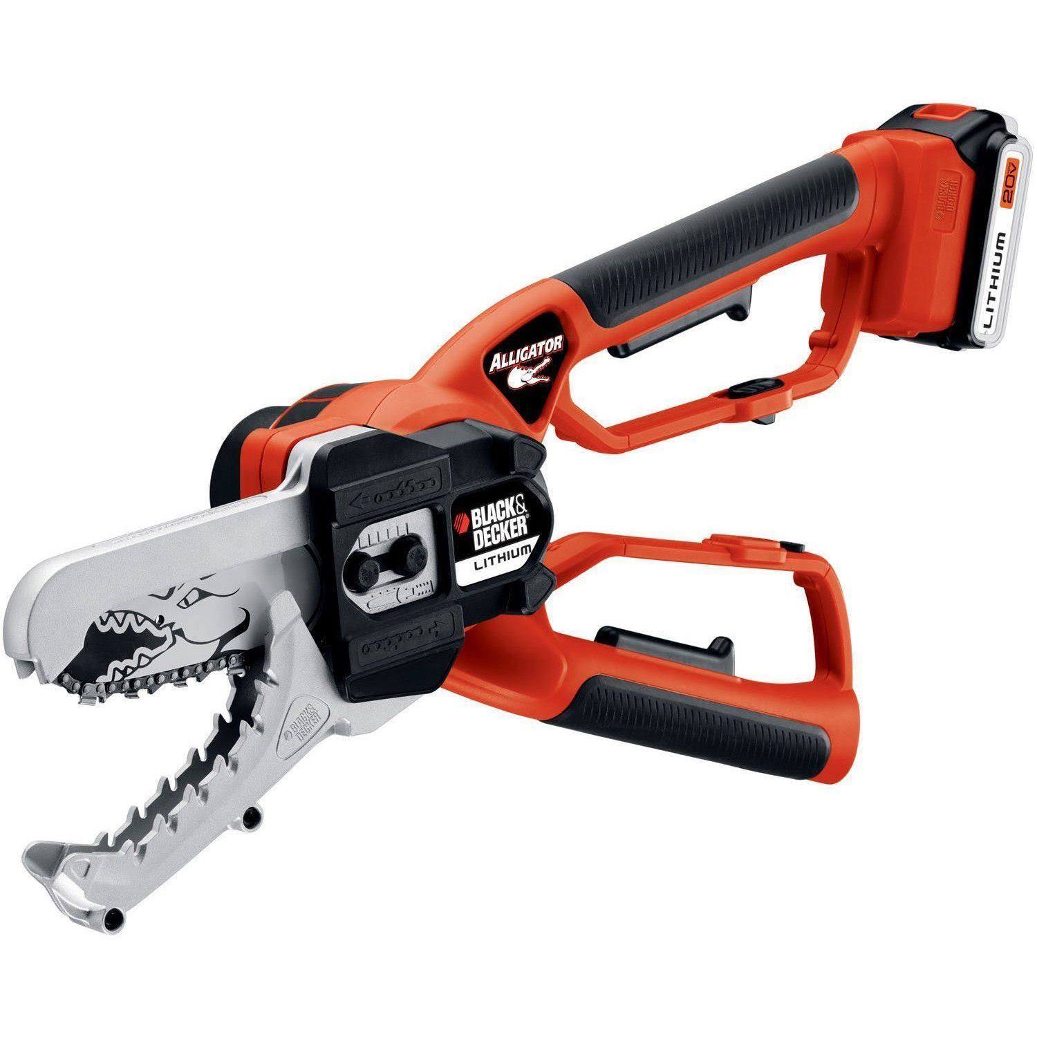 Black Decker Llp120 20V Max Cordless LithiumIon Alligator Lopper Kit