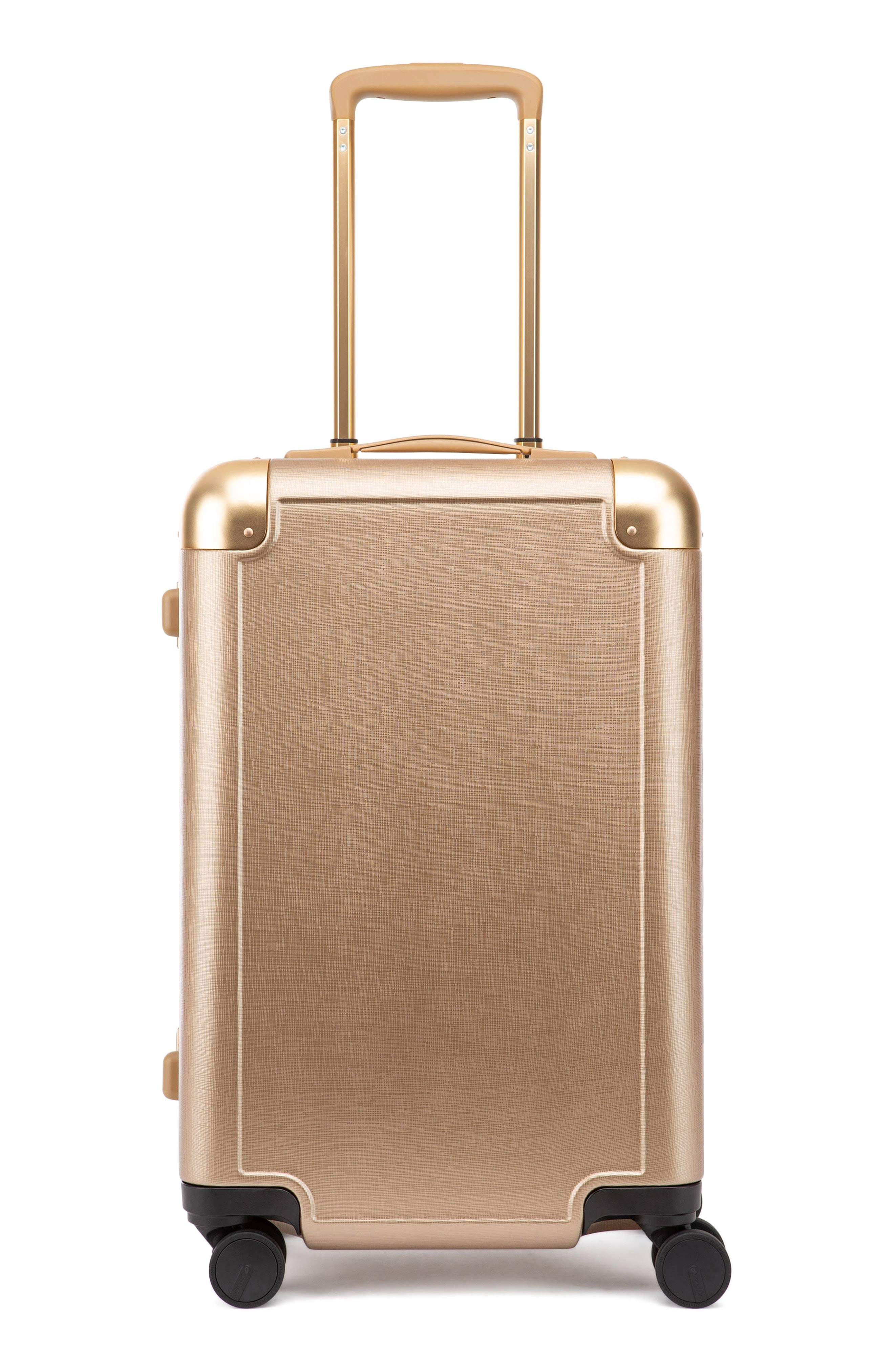CALPAK x Jen Atkin 22inch CarryOn Suitcase Metallic Gold Cirtcod