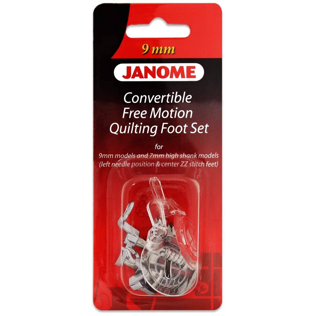 Janome Convertible Free Motion Quilt Foot Set for MC9900