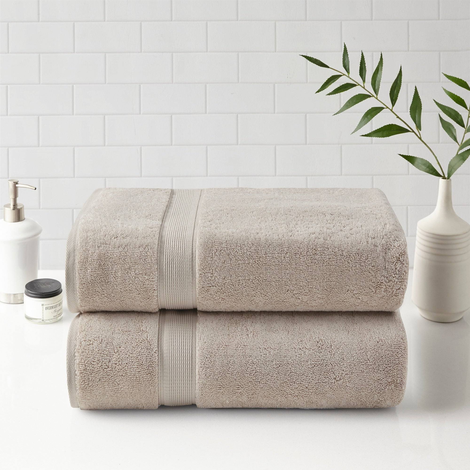 Madison Park Signature 800GSM Natural 100 Cotton Bath Sheet Set