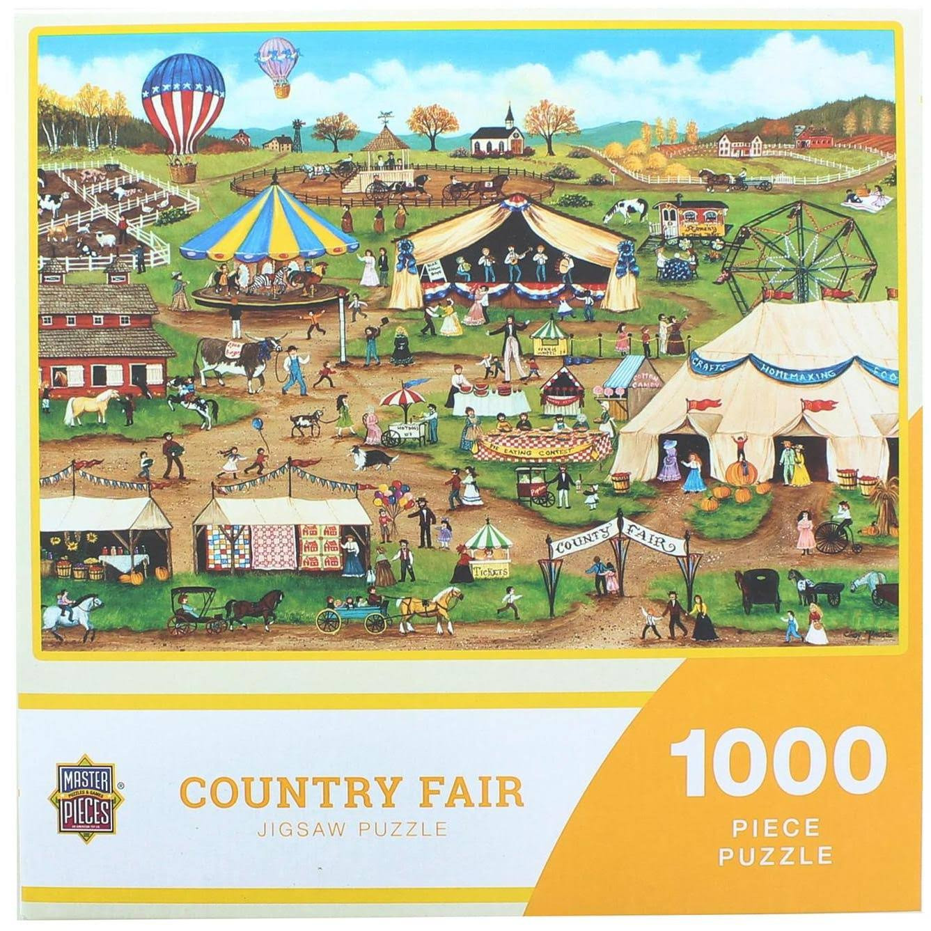 Masterpieces 1000 Piece Jigsaw Puzzle | Country Fair by Cindy Mangutz