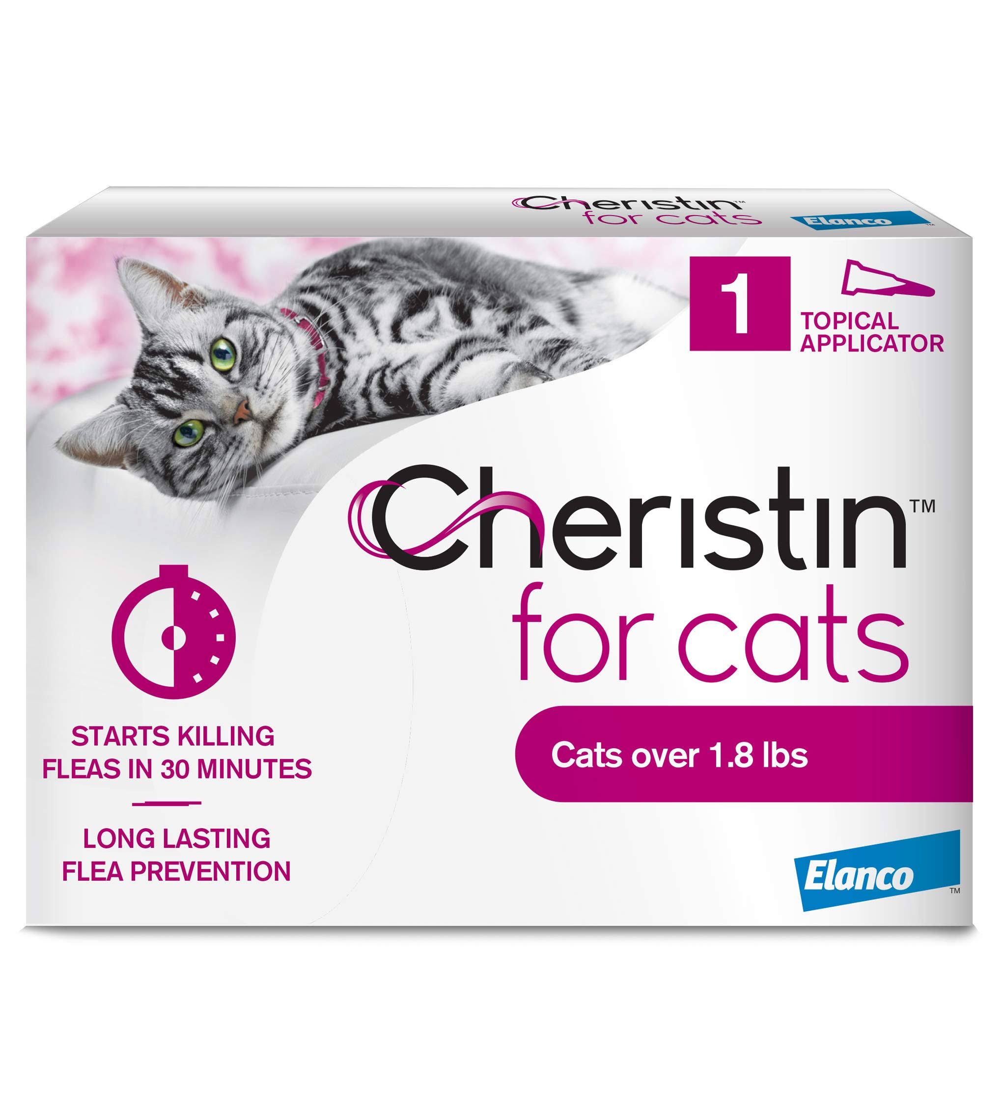 Cheristin Flea Treatment for Cats, 1 ct