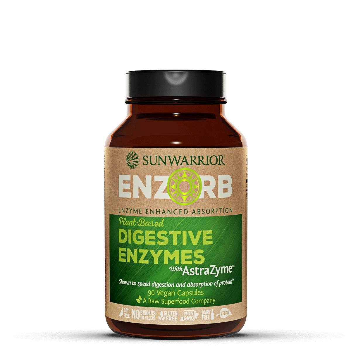 Sunwarrior Enzorb Digestive Enzymes 90 Vegan Capsules