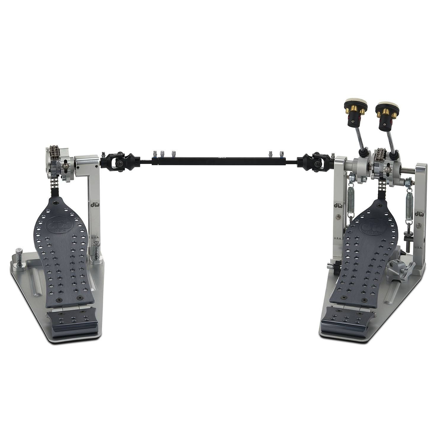 DW DWCPMCD2GR MDD Machined Direct Drive Double Bass Drum Pedal Gray