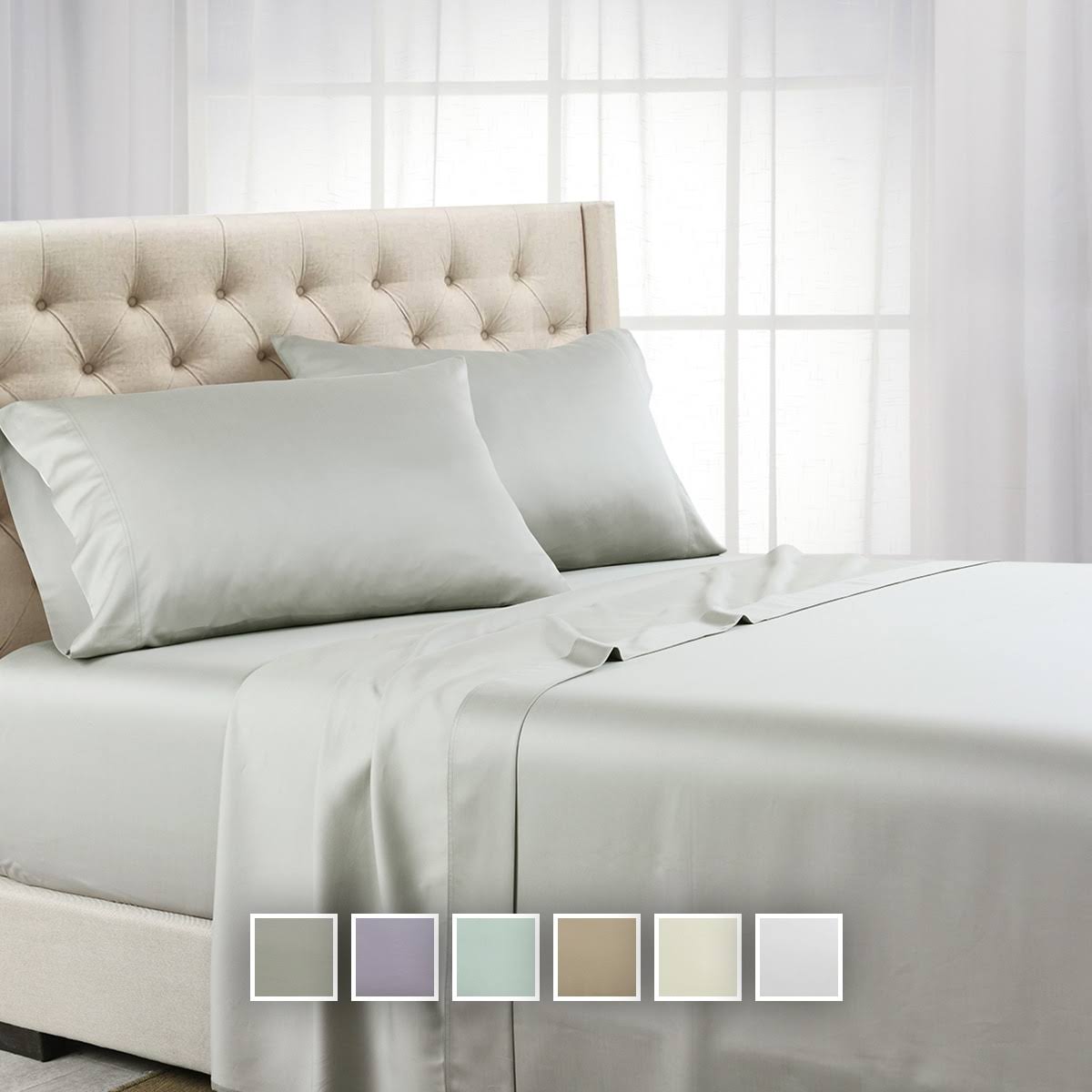 Abripedic Tencel Sheets Eucalyptus 600 Thread Count Twin XL / Iris