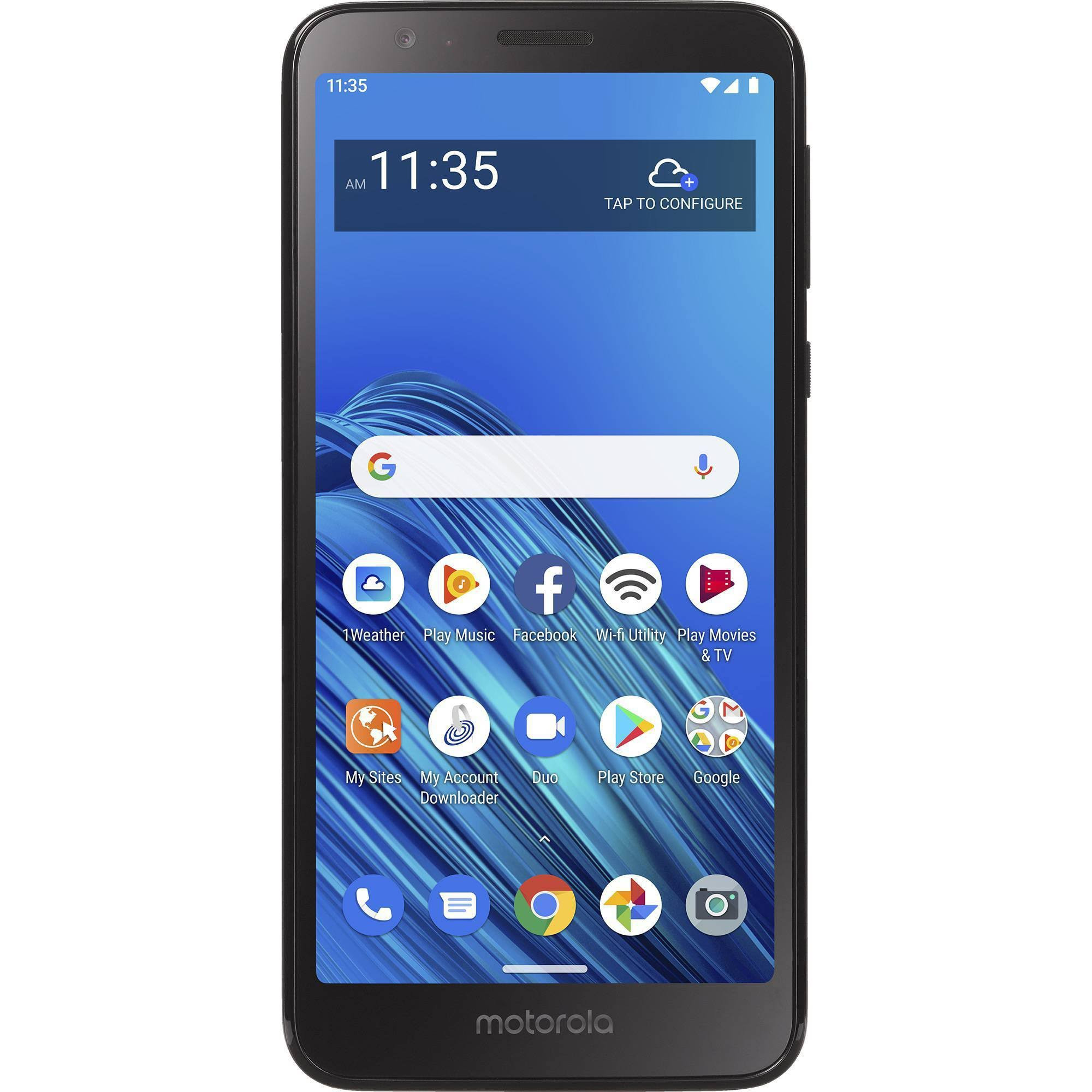 Tracfone Prepaid Moto E6 (16GB) Smartphone - Black