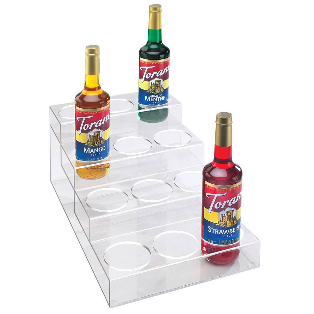Cal Mil P297 Clear 4 Tier 12 Bottle Organizer